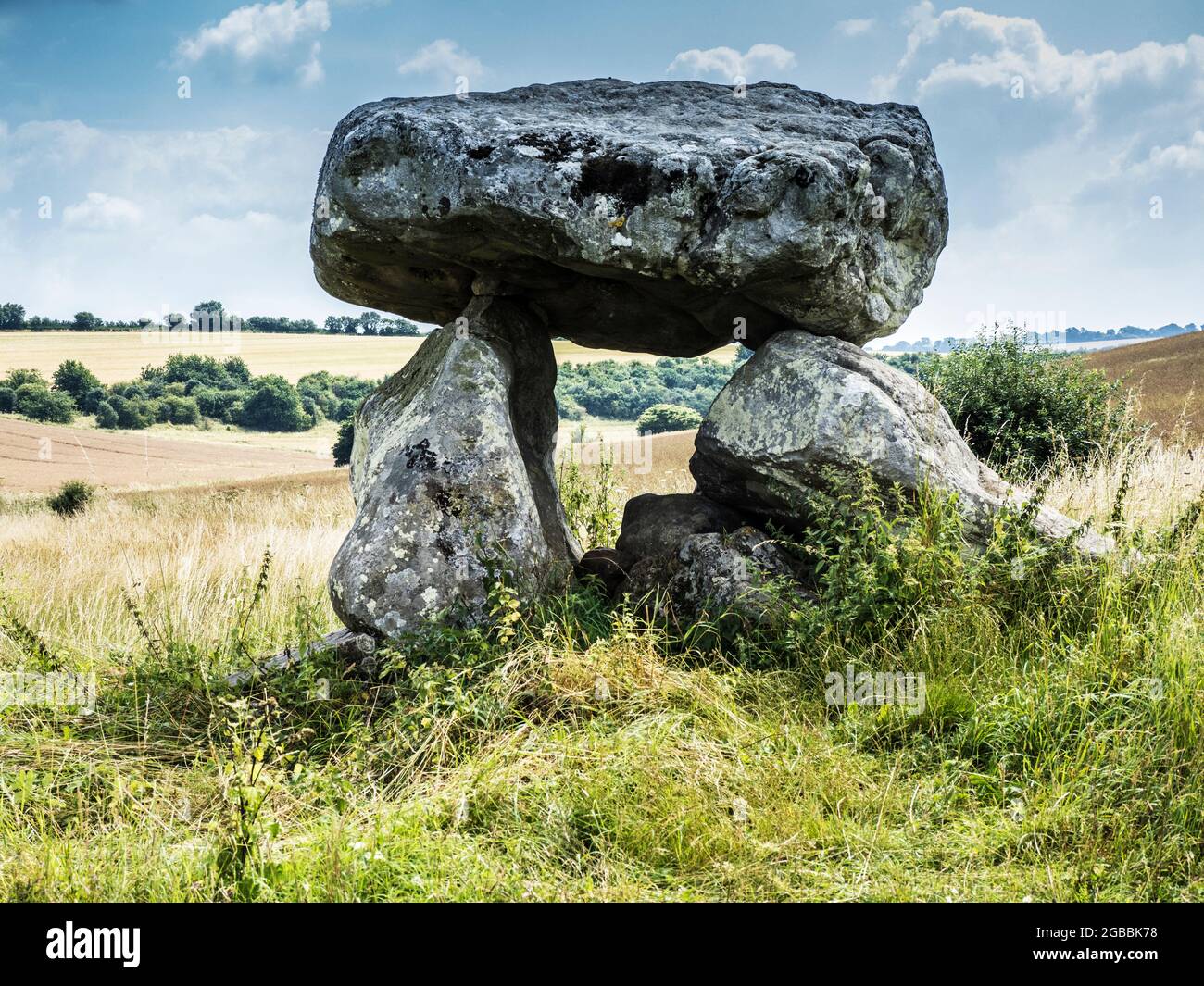 Il Devil's Den vicino a Marlborough nel Wiltshire. Foto Stock