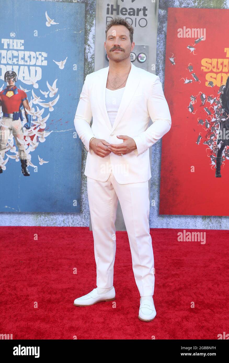 Los Angeles, California. 2 agosto 2021. Jai Courtney, al Warner Bros. Premiere di "The Suicide Squad" al Regency Village Theatre di Los Angeles, California, il 2 agosto 2021. Credit: Faye Sadou/Media Punch/Alamy Live News Foto Stock