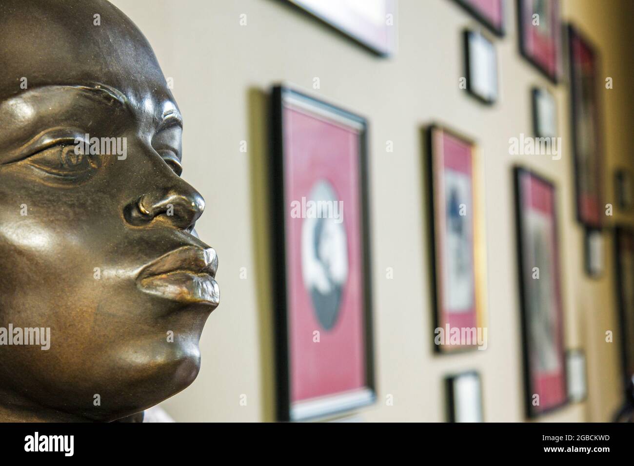 Alabama Selma, National Voting Rights Museum & Institute, Civil Rights Movement, Black History Bust Face Exhibition Collection, Foto Stock