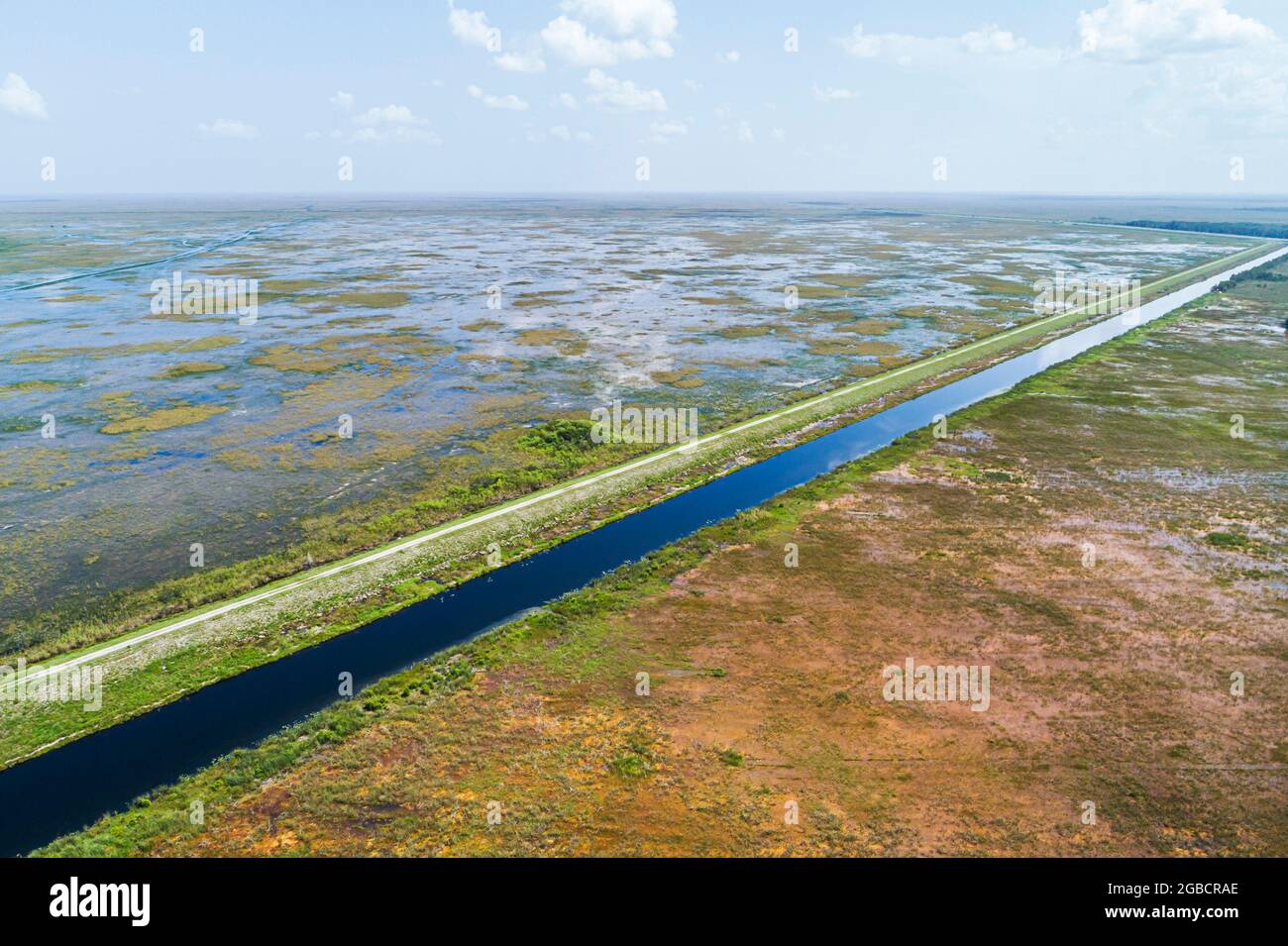 Miami Florida, Everglades National Park, Tamiami Trail US Route 41 Highway Canal, area di conservazione delle acque 3A Francis S. Taylor Wildlife Management Area, f Foto Stock
