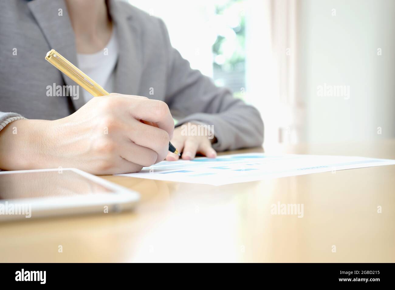 Lavorare sodo per mantenere il successo a portata di mano Foto Stock
