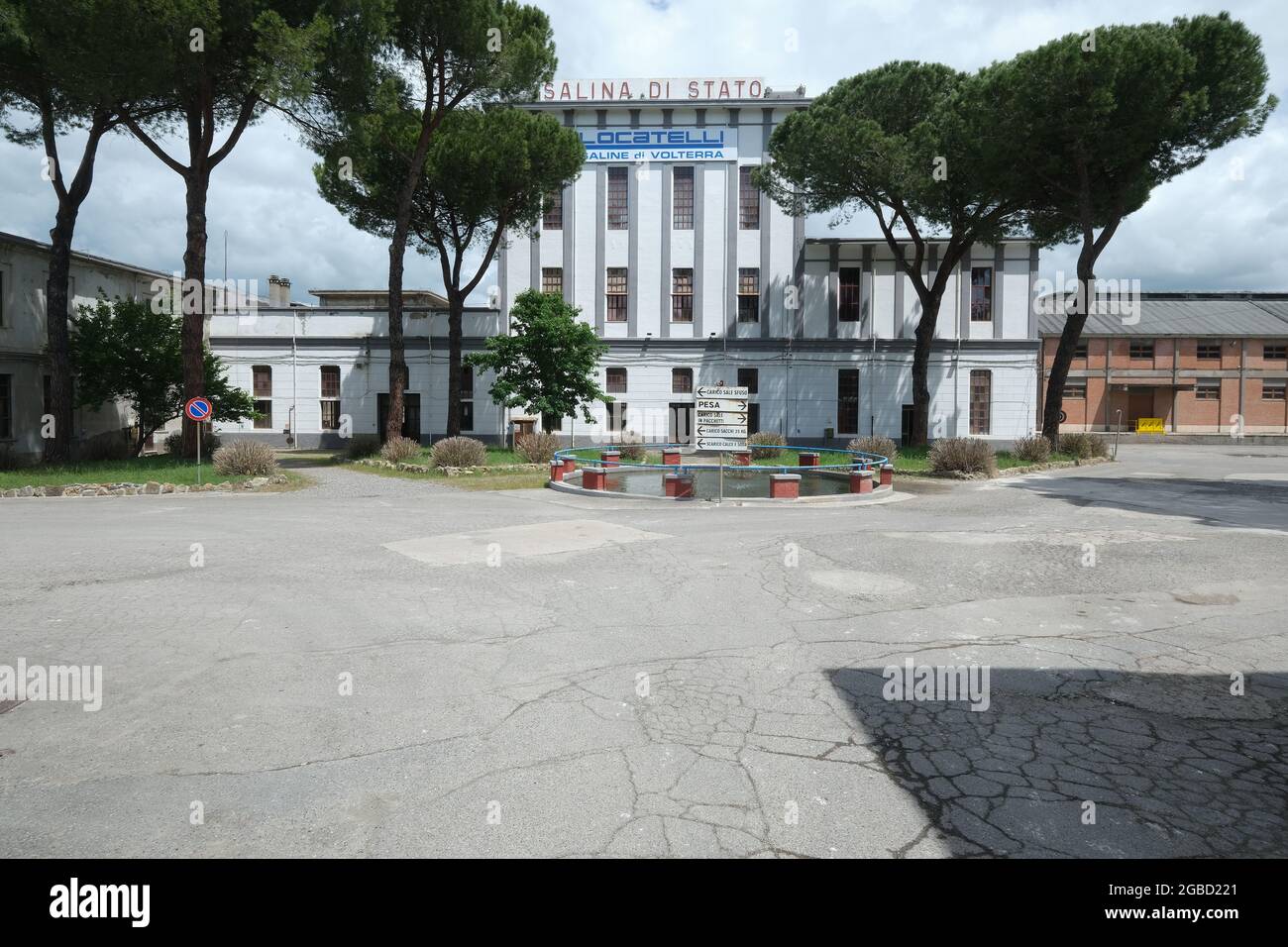 Miniere di sale a Volterra (Pisa) Toscana, Italia Foto Stock