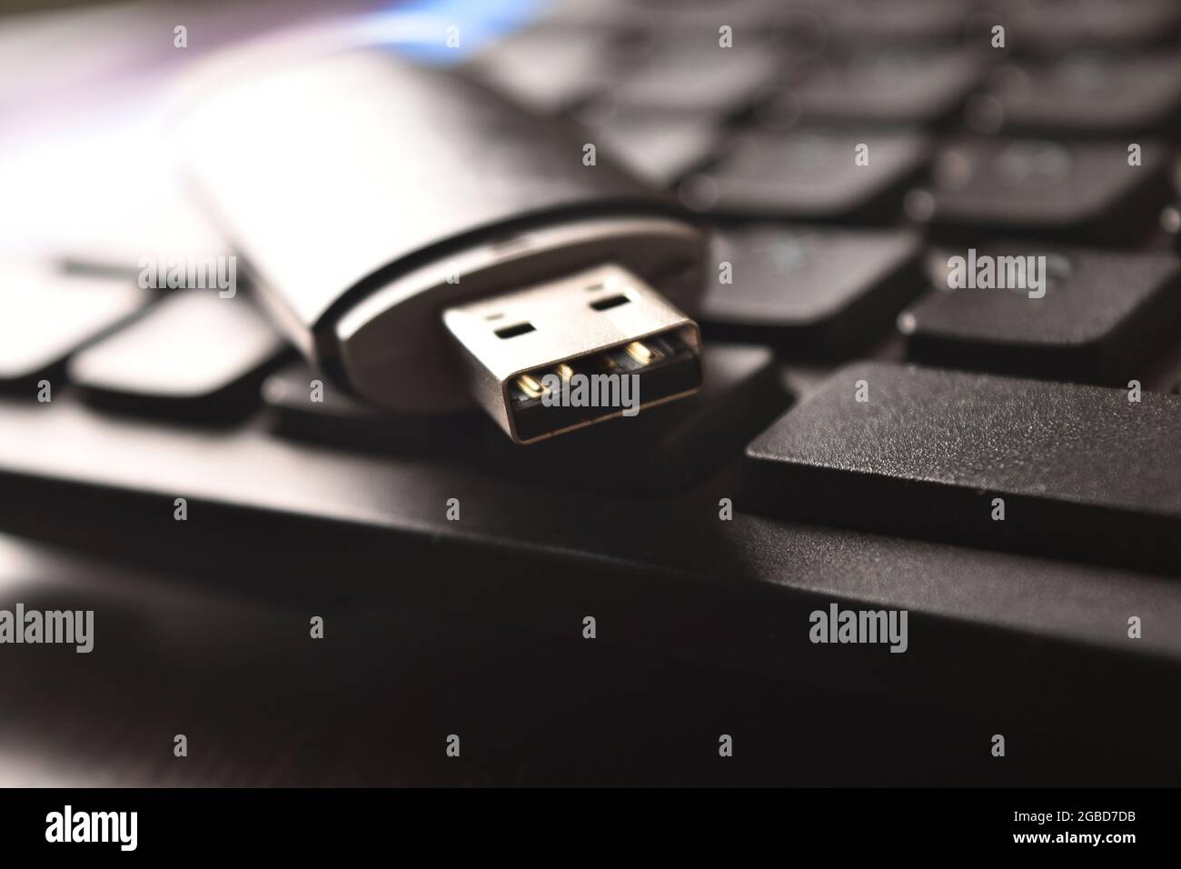 Chiave hardware sulla tastiera , internet concetto di apparecchiature Foto Stock