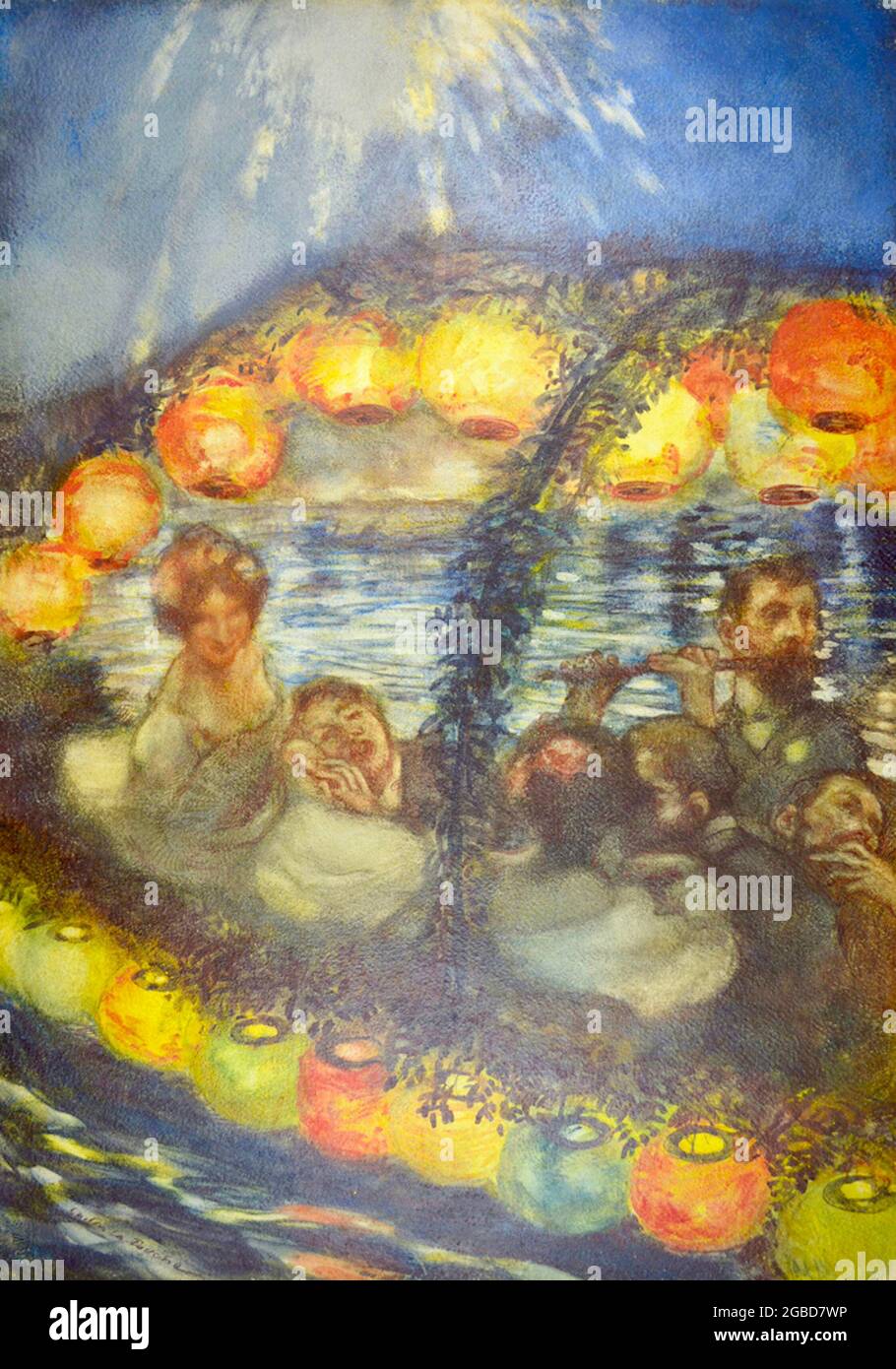 Gaston la Touche - la Fête Vénienne - il Festival veneziano Foto Stock