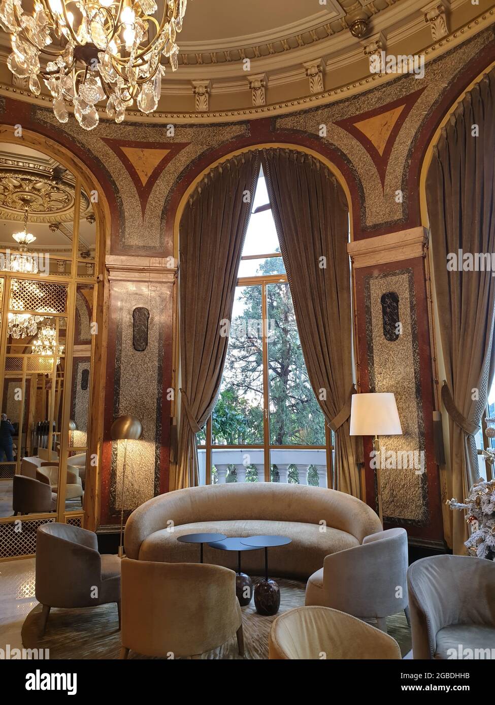 All'interno del Casinò Monte-Carlo di Monaco Foto Stock