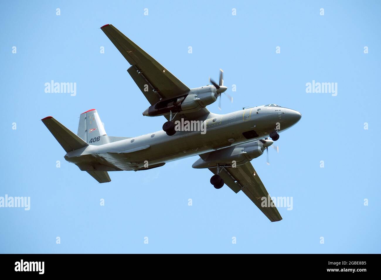 Aviazione militare ungherese, aereo Antonov AN-26 Foto Stock