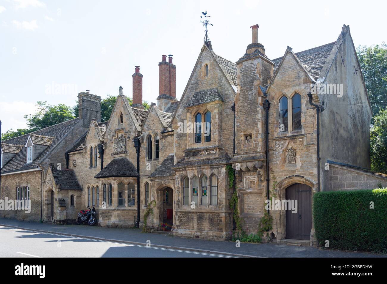 The Old Post Office, Abbey Place, Thorney, Cambridgeshire, Inghilterra, Regno Unito Foto Stock