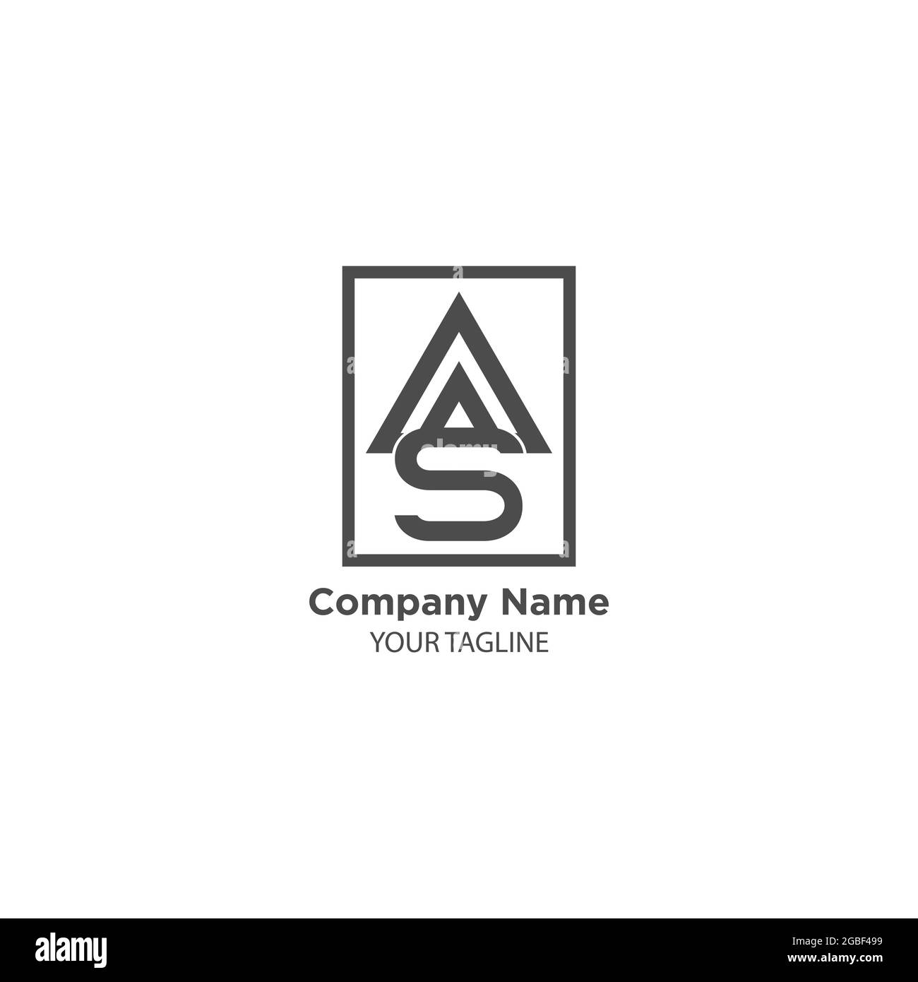 Initial SA monogramma moderno ed elegante design del logo, Professional Letters Vector su sfondo bianco.EPS 10 Illustrazione Vettoriale