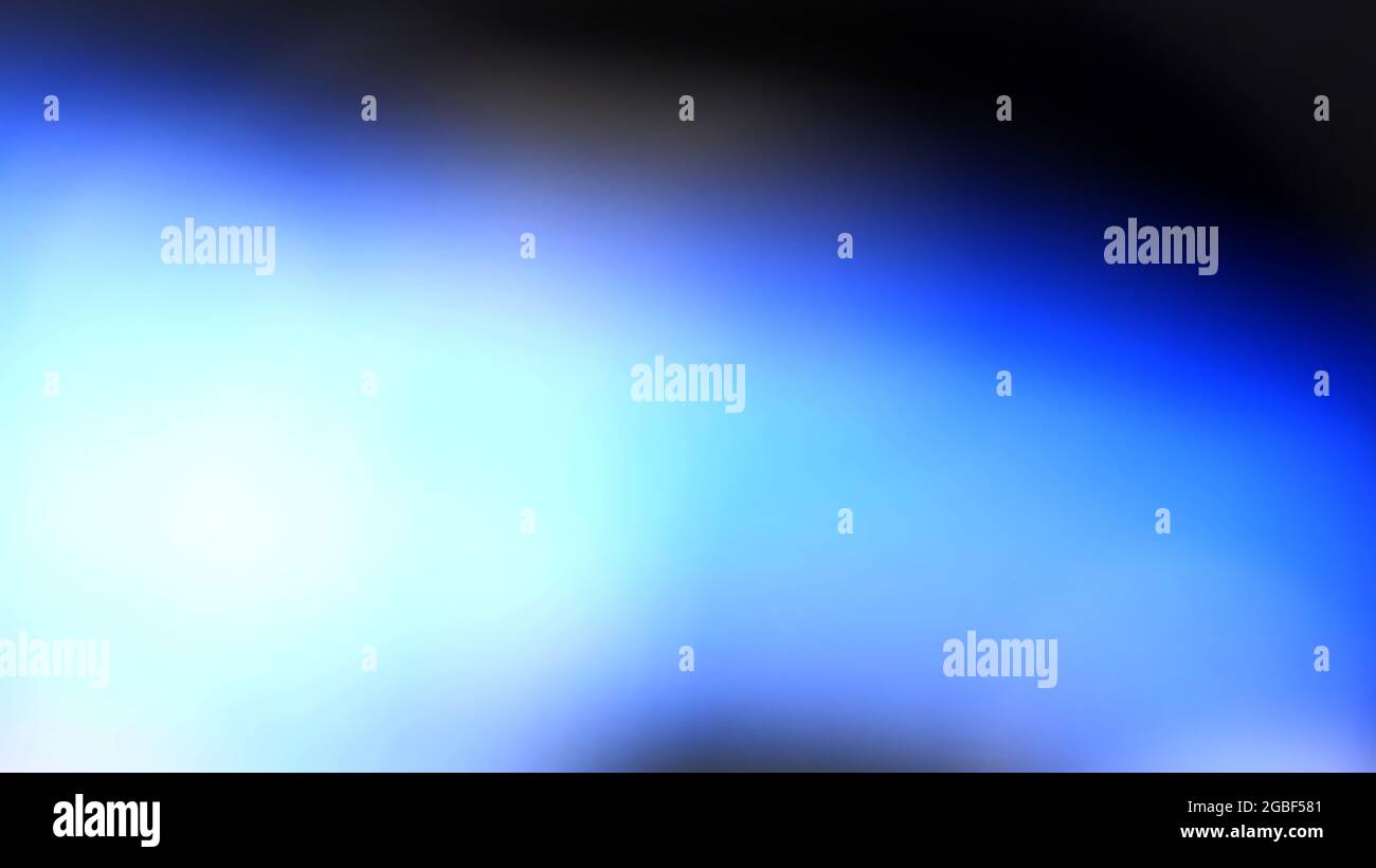 Uno sfondo blu misty blurry Abstract Foto Stock