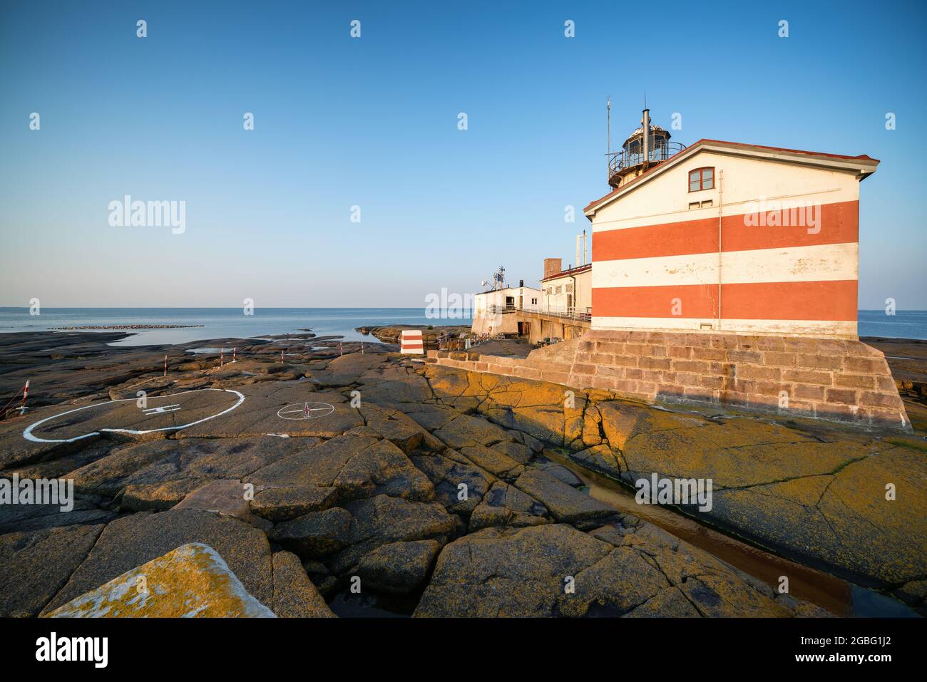 Faro di Märket, Ahvenanmaa, Finlandia Foto Stock