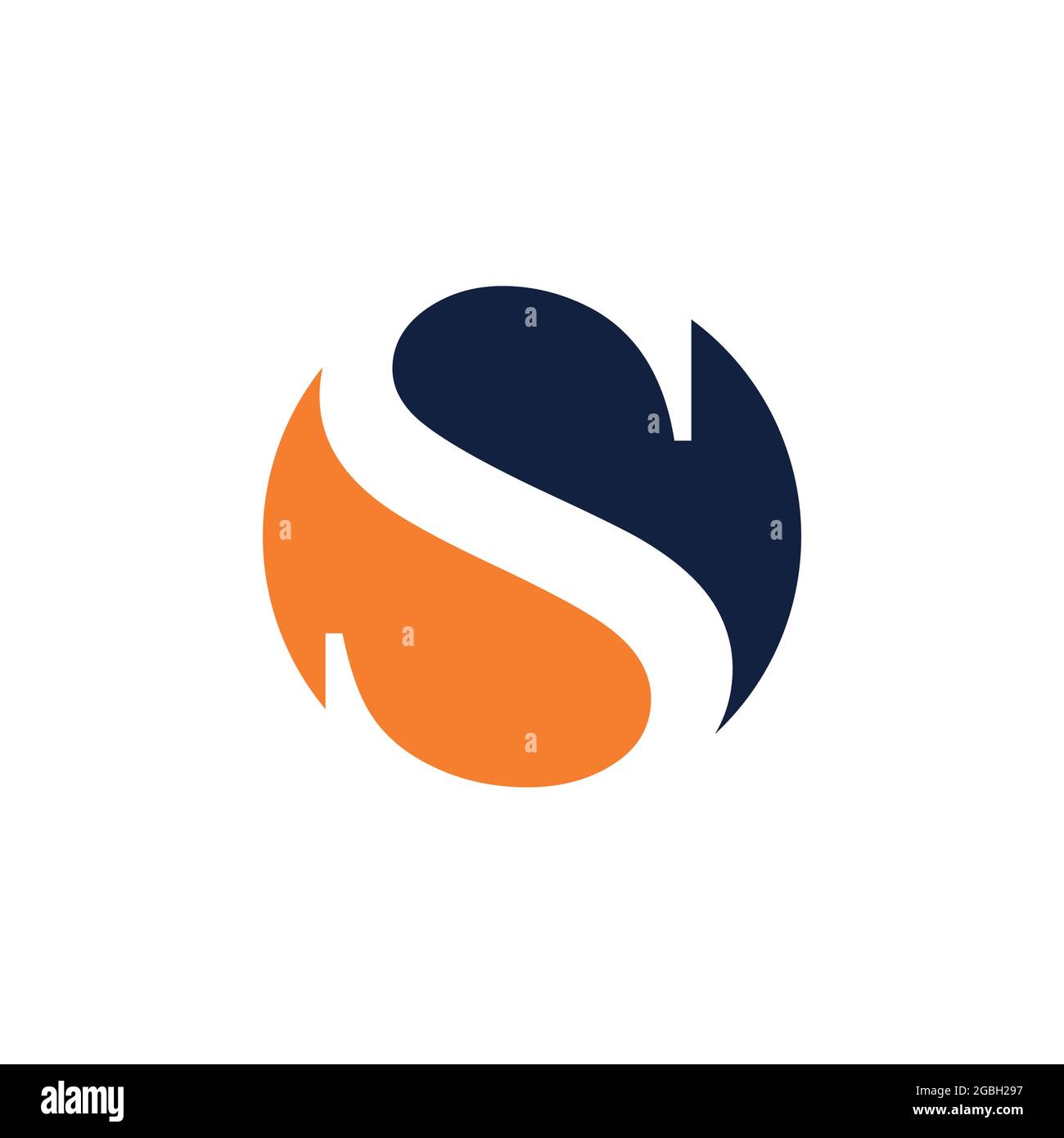 Design astratto del logo aziendale e aziendale. Illustrazione Vettoriale