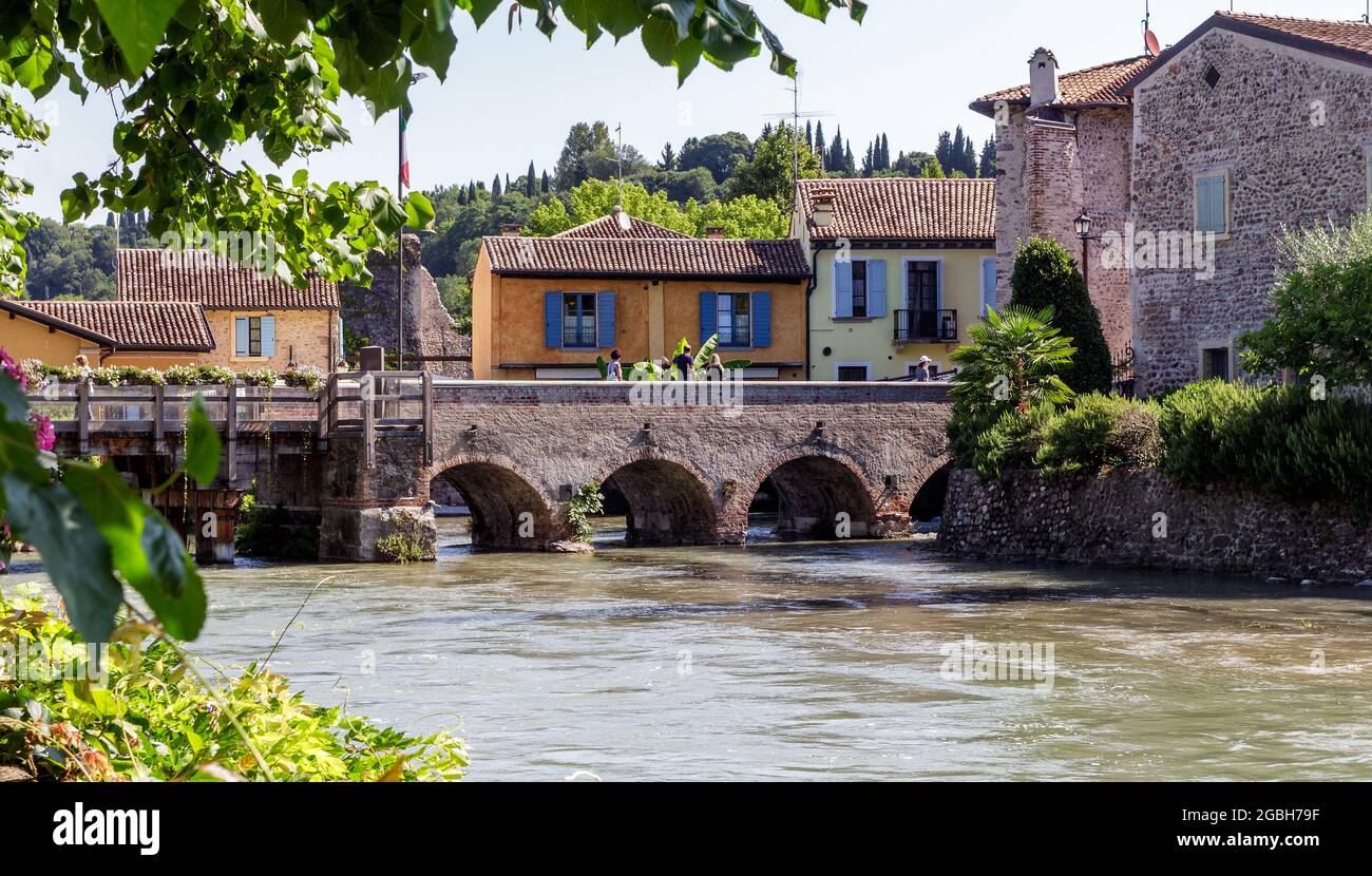 Uno scorcio dell'antico borgo Foto Stock