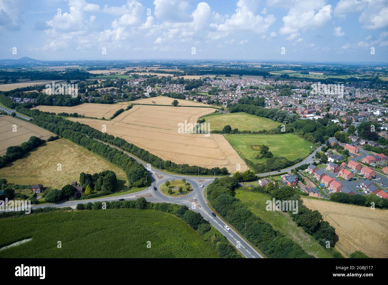 Newport, Shropshire, da sud Foto Stock