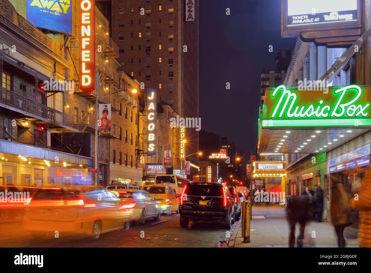 Geografia / viaggio, Stati Uniti, New York, New York City, Broadway Theatre, The Music boxing, ADDITIONAL-RIGHTS-CLEARANCE-INFO-NOT-AVAILABLE Foto Stock