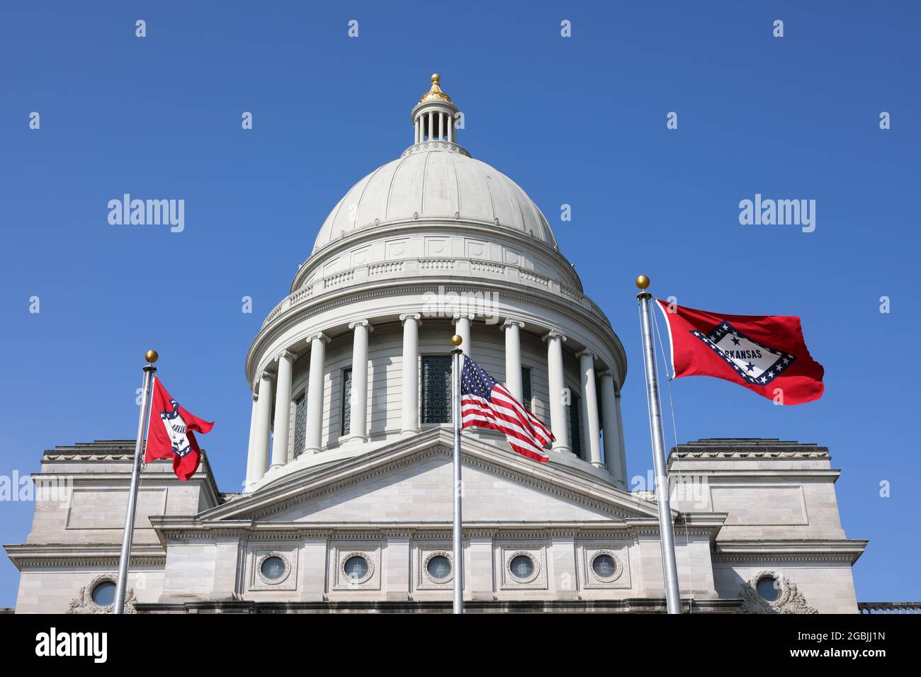 Geografia / viaggio, Stati Uniti, Arkansas, Little Rock, Campidoglio dello stato, Little Rock, Arkansas, ADDITIONAL-RIGHTS-CLEARANCE-INFO-NOT-AVAILABLE Foto Stock