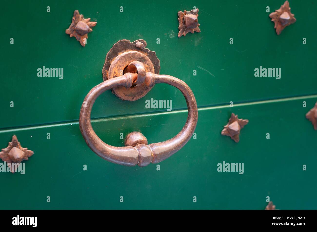 Vecchio cancello del battitore della portiera Foto Stock