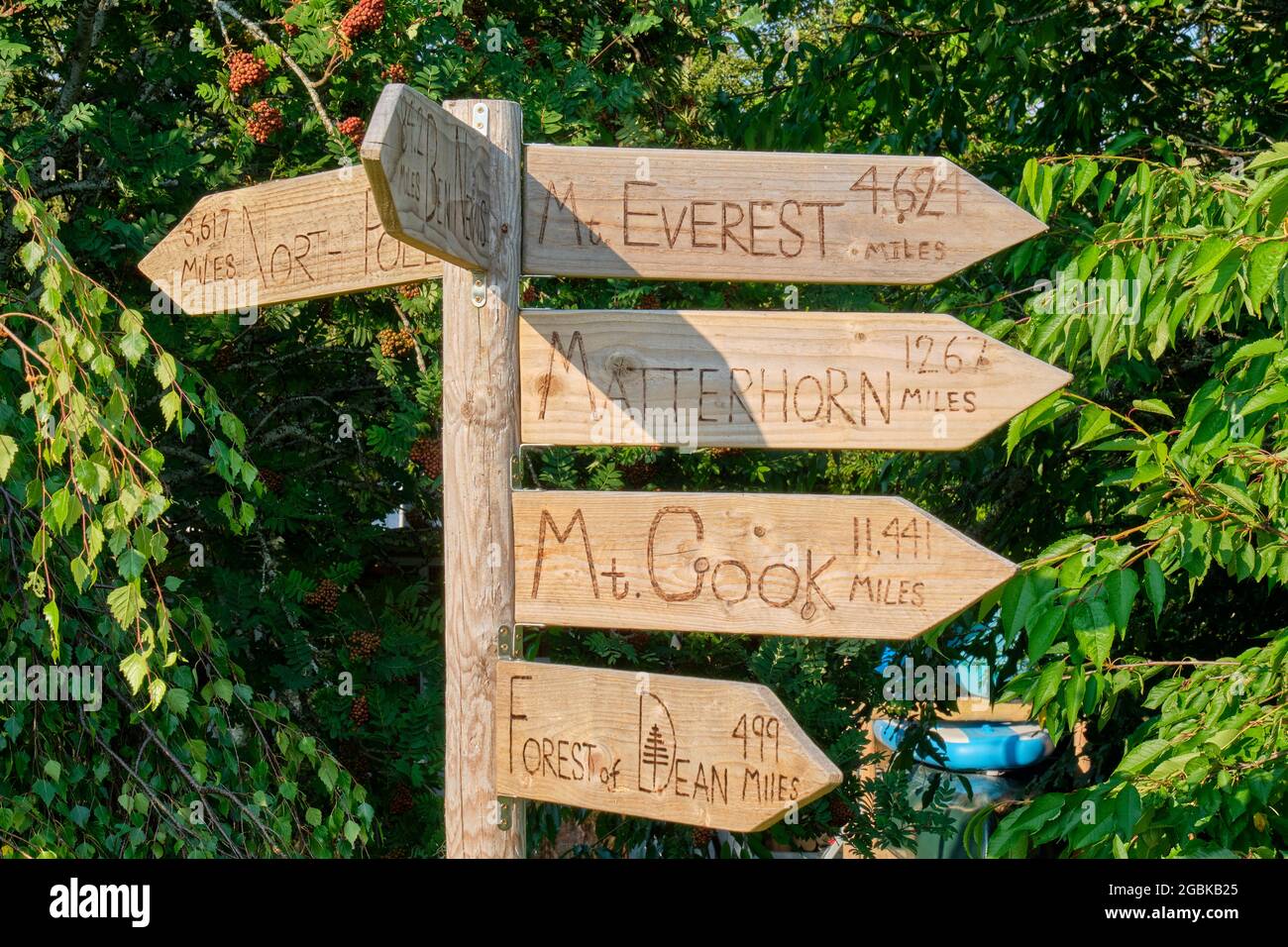 Indicazioni per Cromdale, vicino Grantown-on-Spey, Speyside, Scozia Foto Stock
