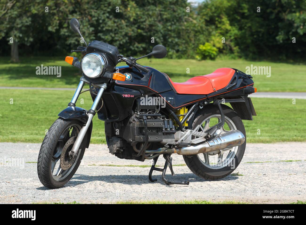 Moto BMW 750 con motore Boxer Foto stock - Alamy