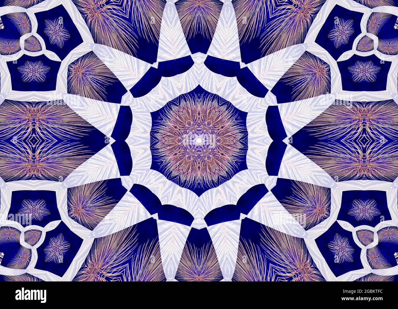 Arte Mandala contemporanea Foto Stock