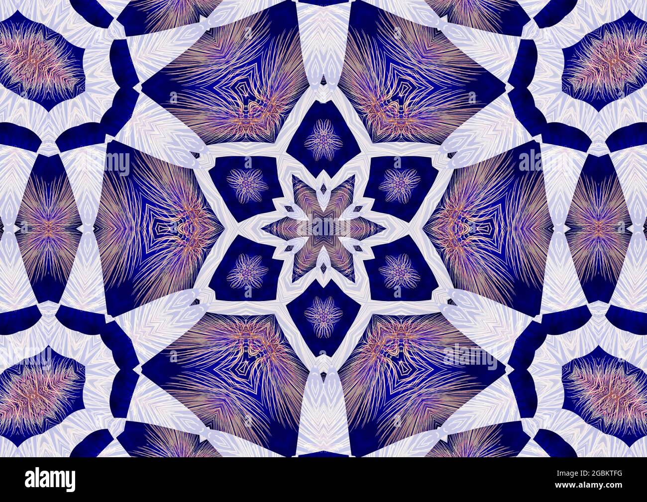 Arte Mandala contemporanea Foto Stock