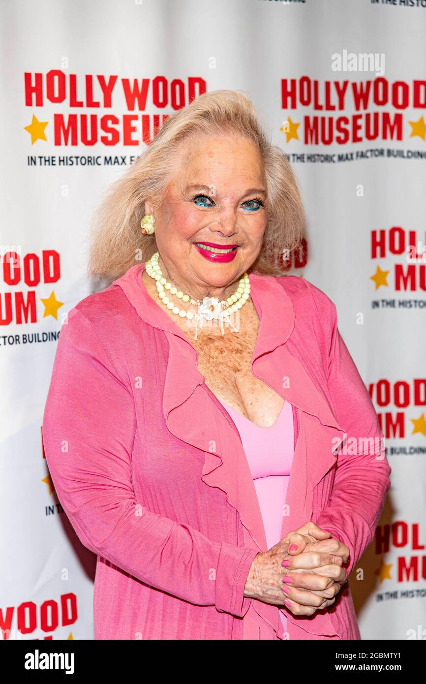 Carol Connors partecipa alla riapertura del Museo di Hollywood nello storico Max Factor Building presso l'Hollywood Museum di Hollywood, California, il 4 agosto 2021 Foto Stock