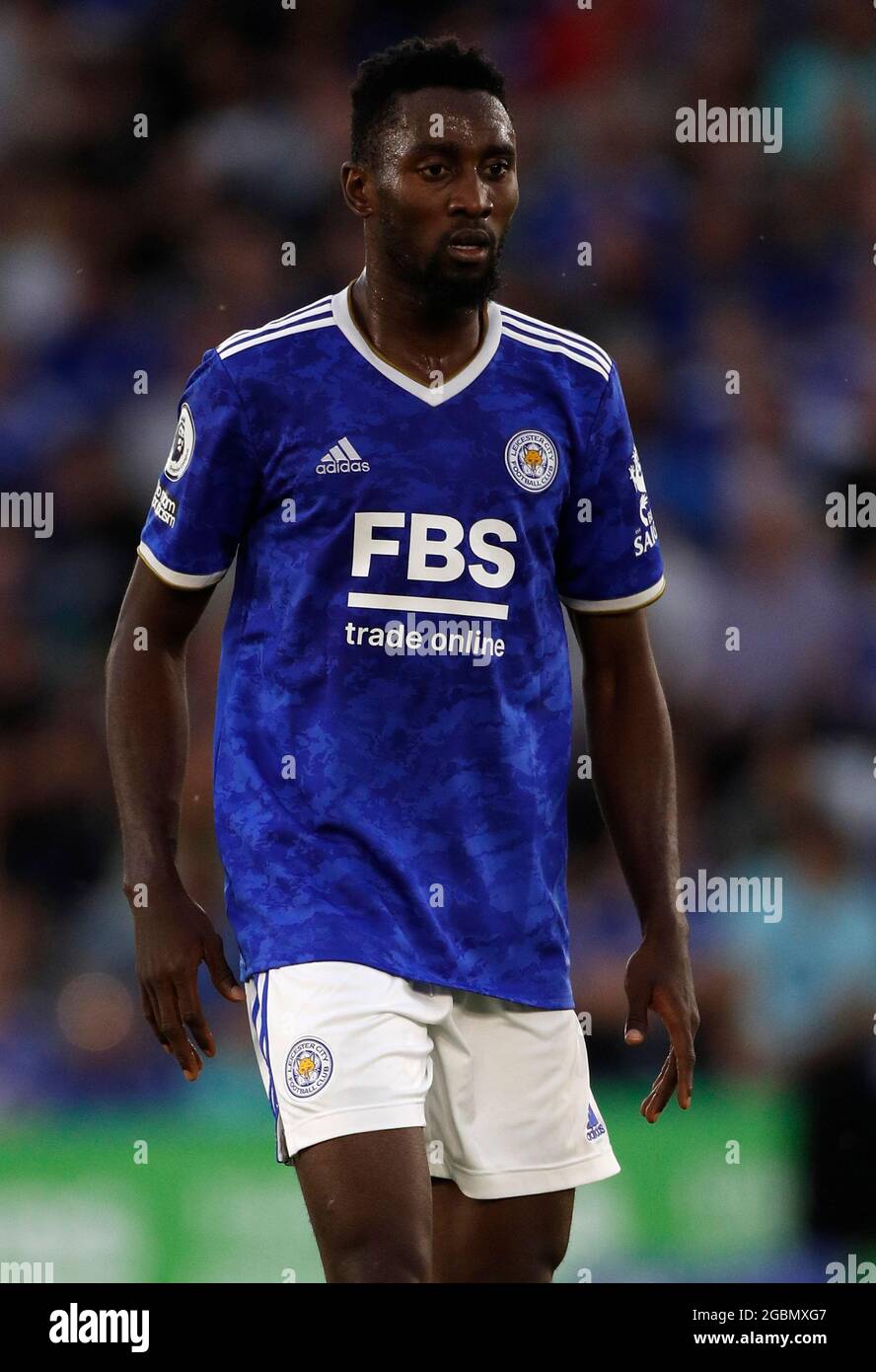 Leicester, Inghilterra, 4 agosto 2021. Wilfred Ndidi di Leicester City durante la partita pre-stagione amichevole al King Power Stadium, Leicester. L'immagine di credito dovrebbe essere: Darren Staples / Sportimage Foto Stock