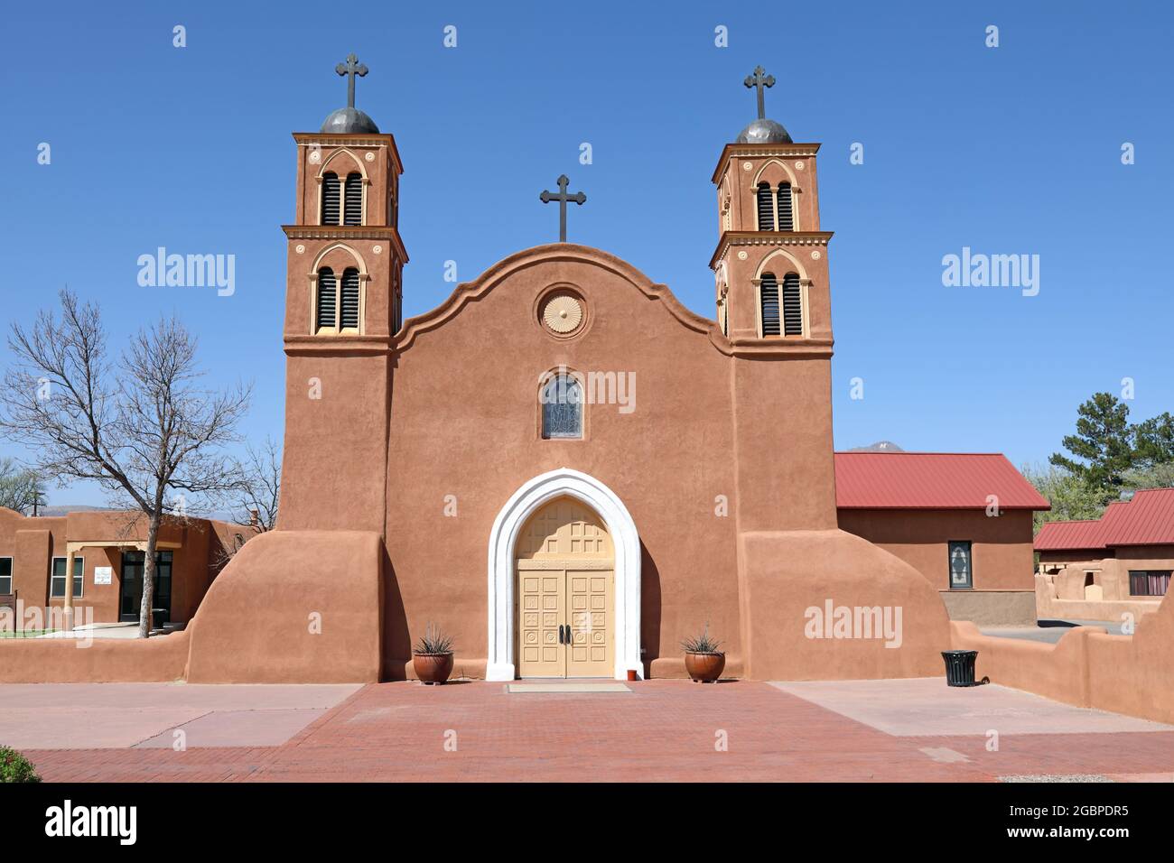 Geografia / viaggio, Stati Uniti, nuovo Messico, Socorro, Old San Miguel missione (1598), Socorro, nuovo Messico, DIRITTI-AGGIUNTIVI-AUTORIZZAZIONE-INFORMAZIONI-NON-DISPONIBILE Foto Stock