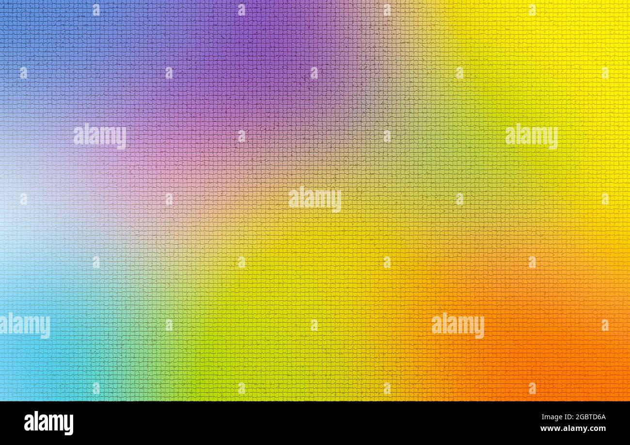 Splendido sfondo multicolore, vivace, con texture a mosaico Foto Stock