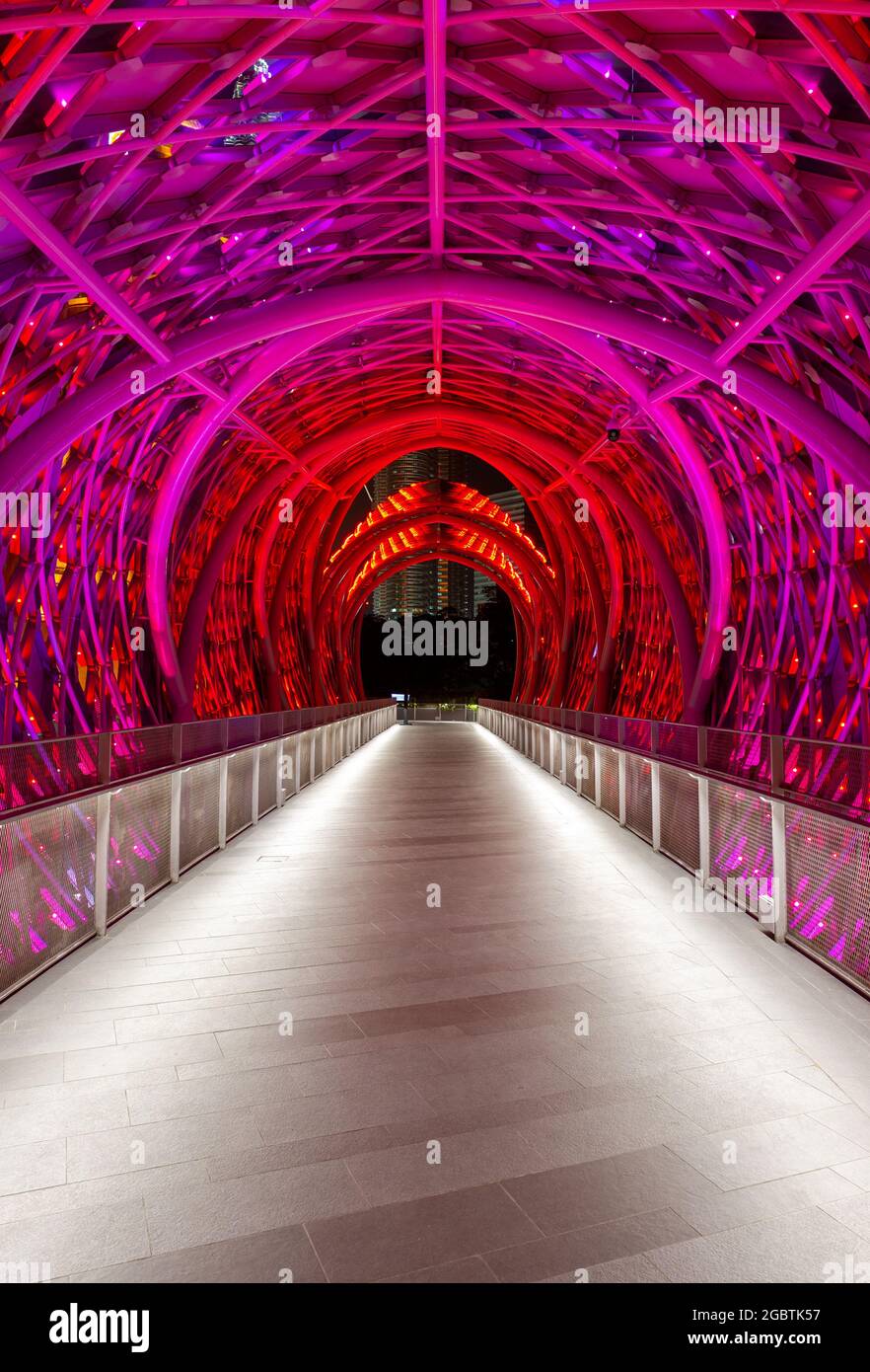 Saloma Bridge, Kuala Lumpur Foto Stock