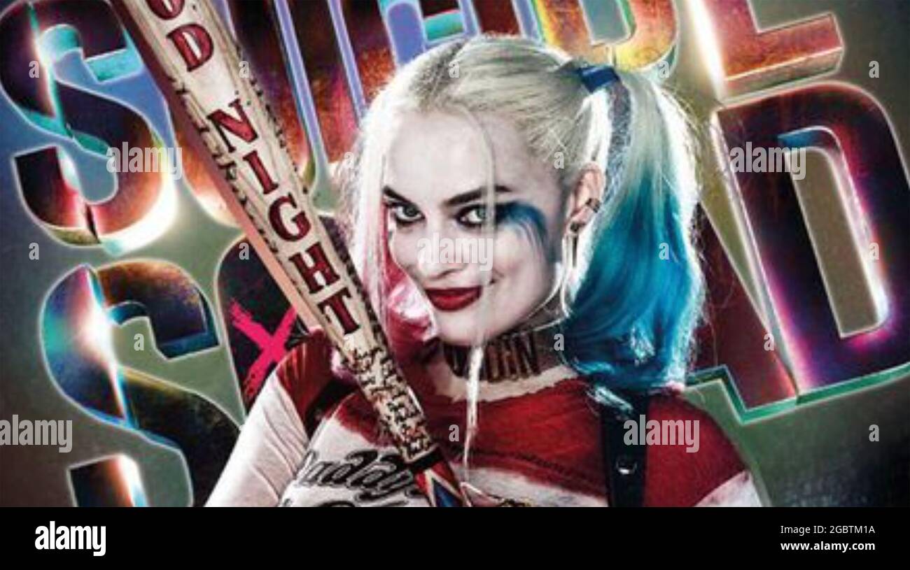 SUICIDE SQUAD 2016 Warner Bros film con Margot Robbie Foto Stock