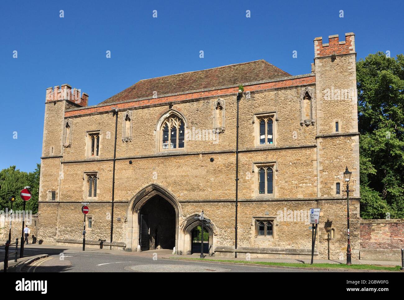 La storica porta di Ely, Cambridgeshire, Inghilterra, Regno Unito Foto Stock