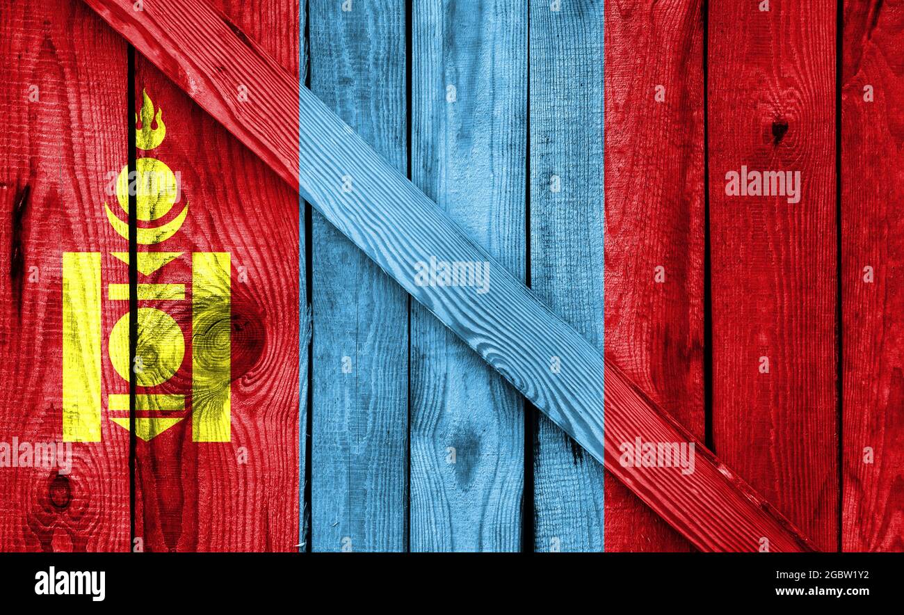 Bandiera della mongolia italia immagini e fotografie stock ad alta