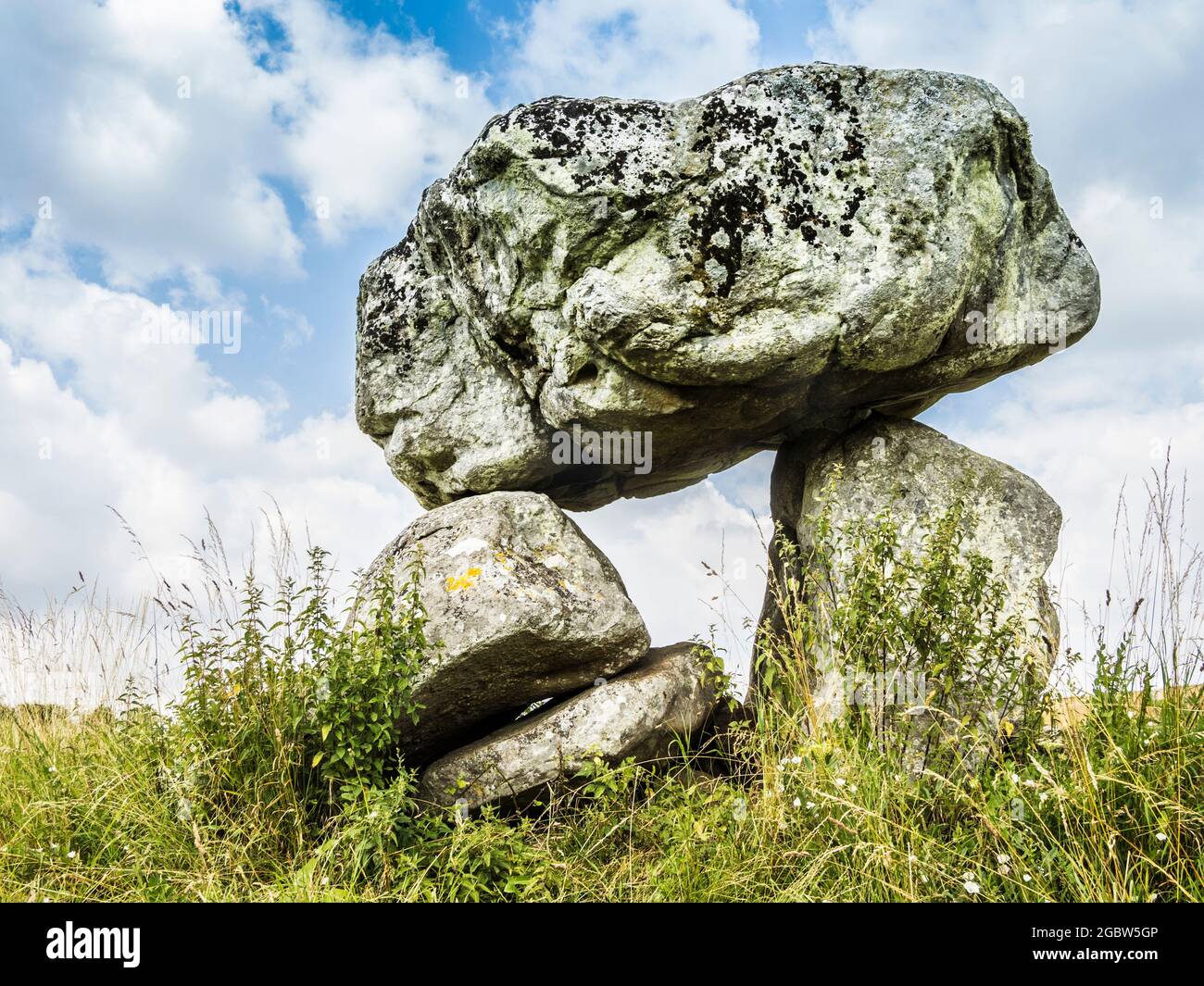 Il Devil's Den vicino a Marlborough nel Wiltshire. Foto Stock