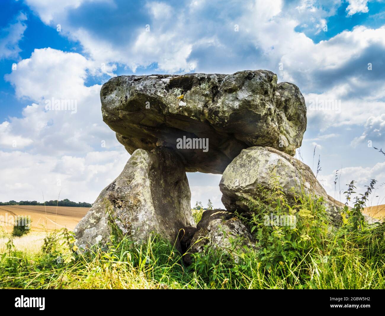 Il Devil's Den vicino a Marlborough nel Wiltshire. Foto Stock