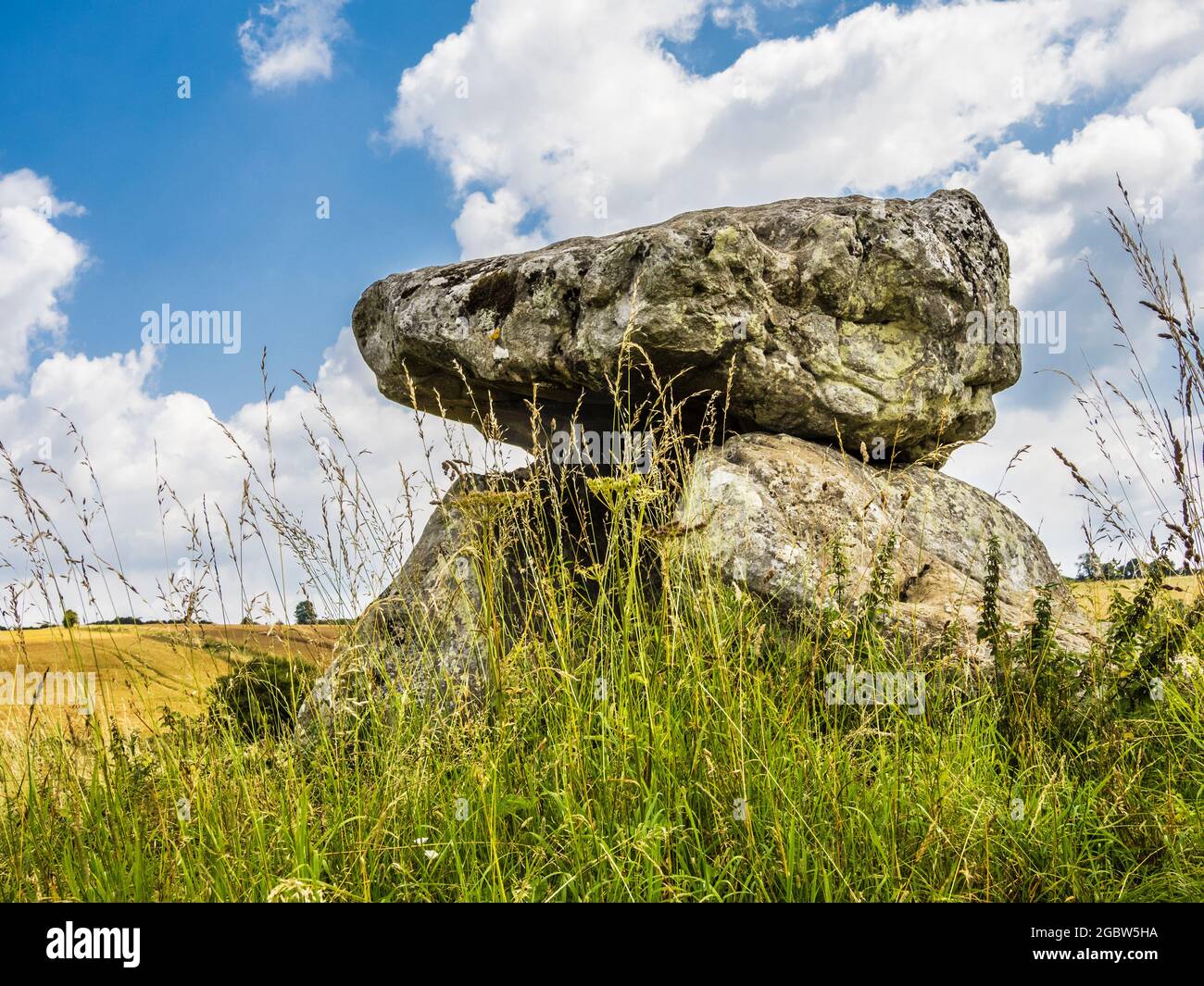 Il Devil's Den vicino a Marlborough nel Wiltshire. Foto Stock