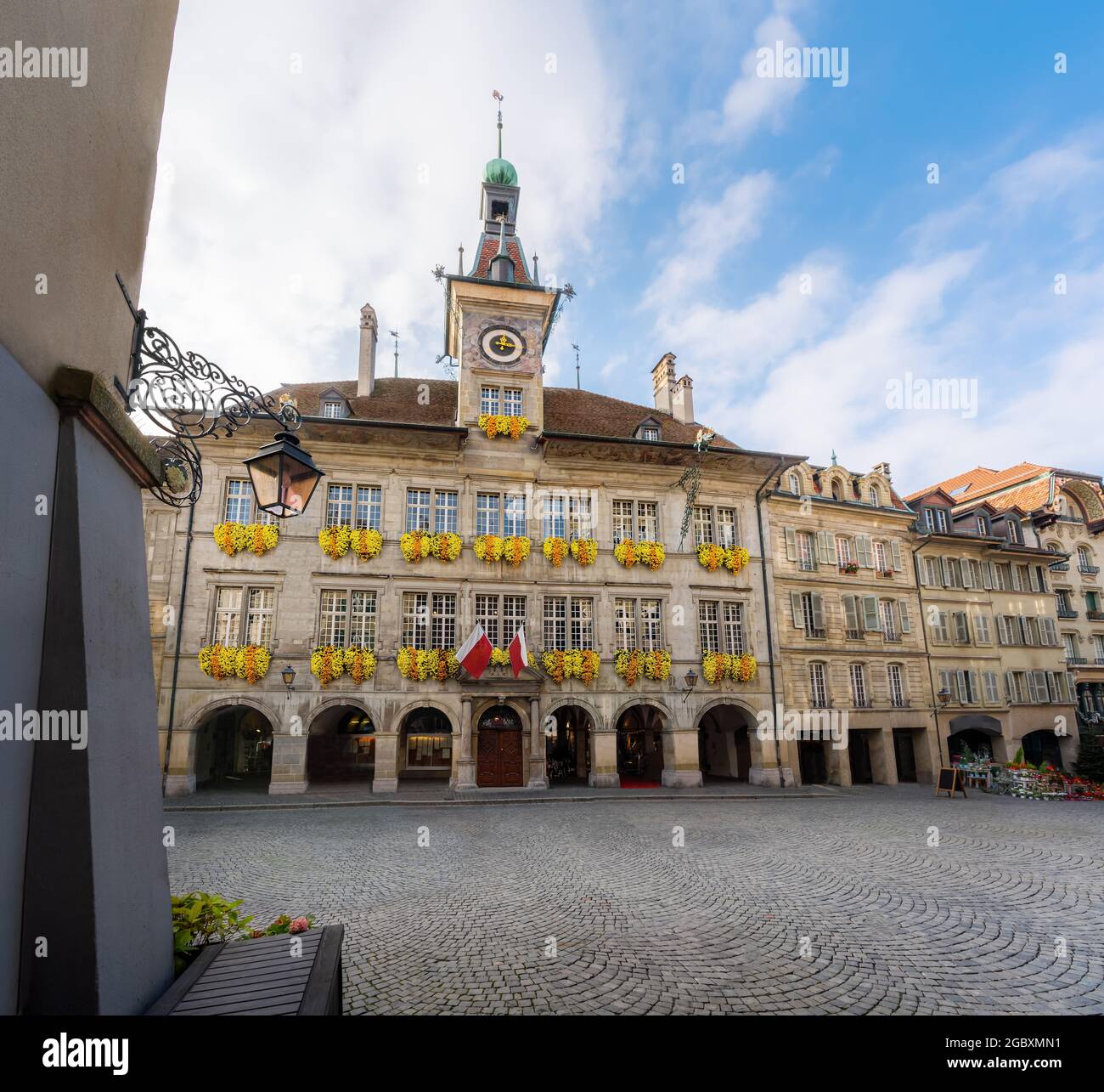 Municipio di Losanna a Place de la Palud - Losanna, Svizzera Foto Stock