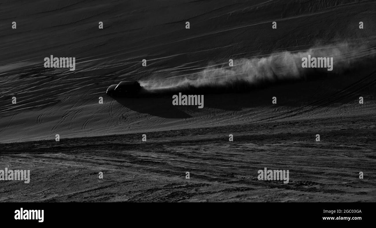 Safari nel deserto alla spiaggia di sealine mesaieed - QATAR Foto Stock