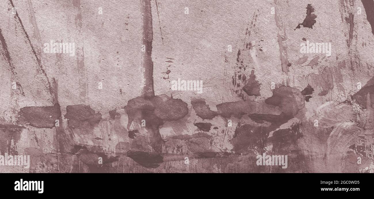 Tela monocromatica astratta scura. Seppia marrone fondo testurizzato, copertura Foto Stock