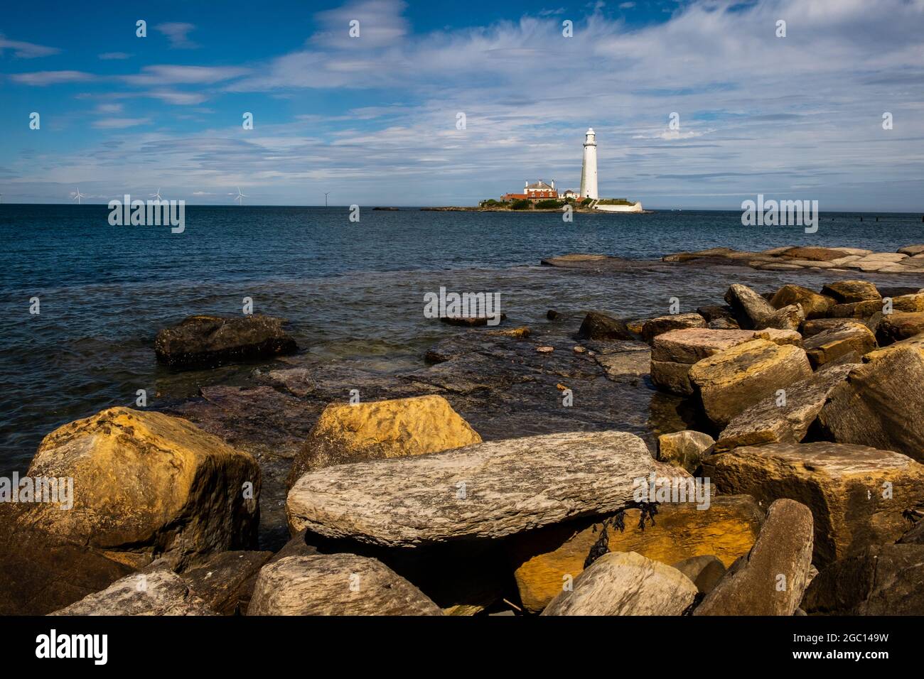 St. Mary's Island Foto Stock