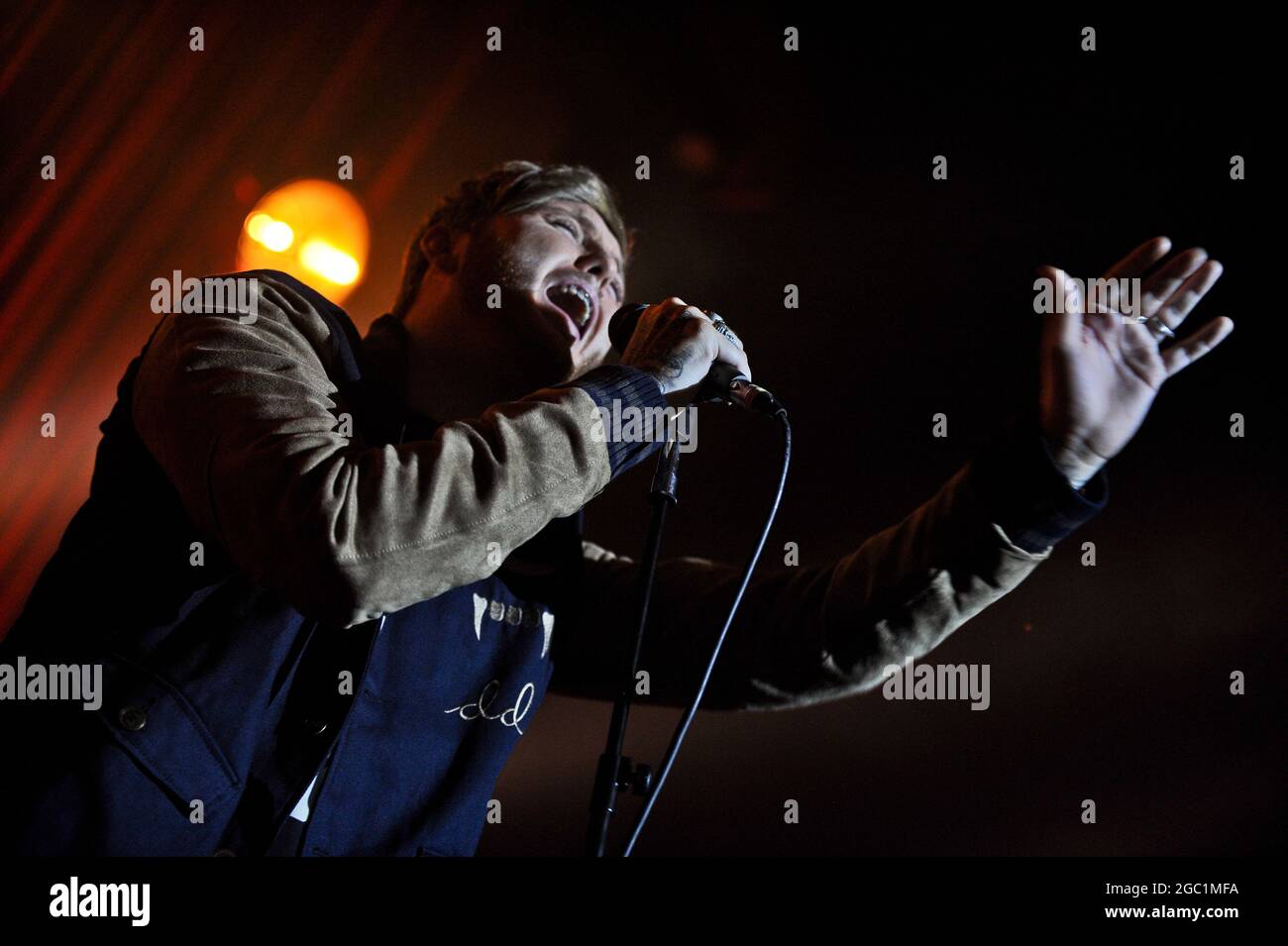 James Arthur si esibisce presso il municipio di Sheffield Foto Stock