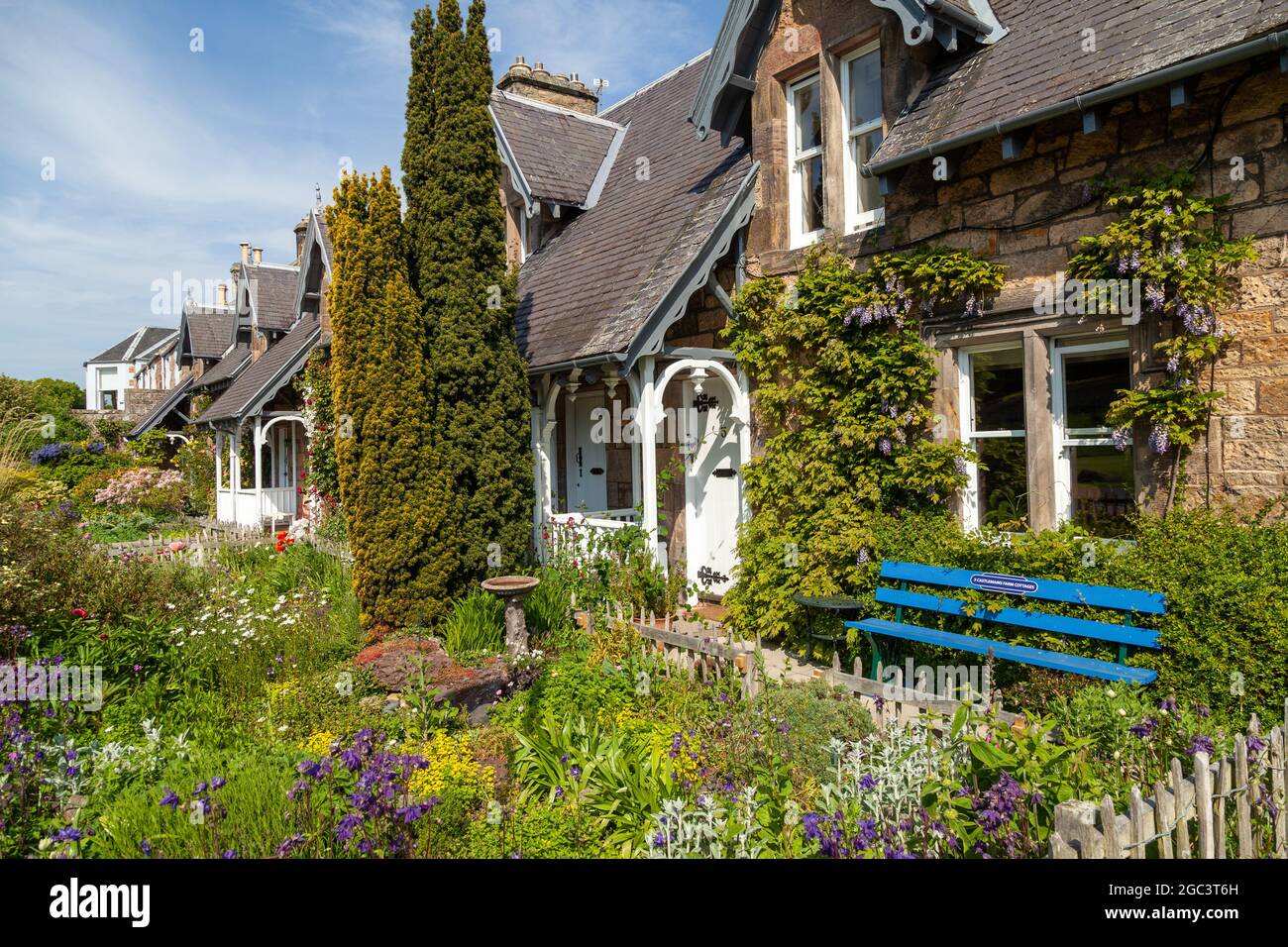 Agriturismo a Direlton, East Lothian Foto Stock