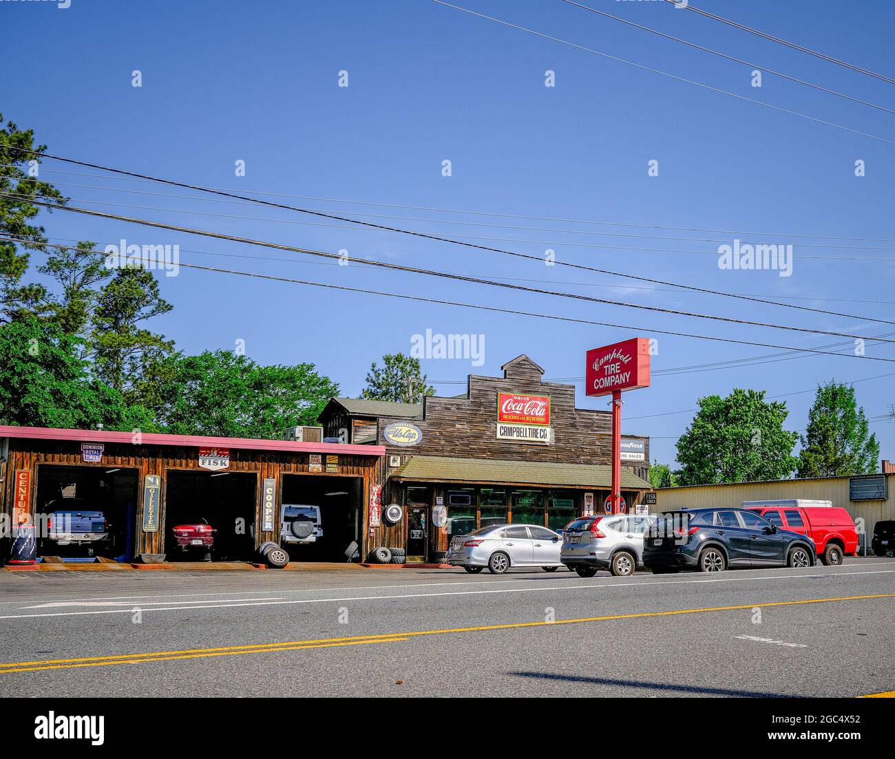 Campbell Tyre Company Foto Stock