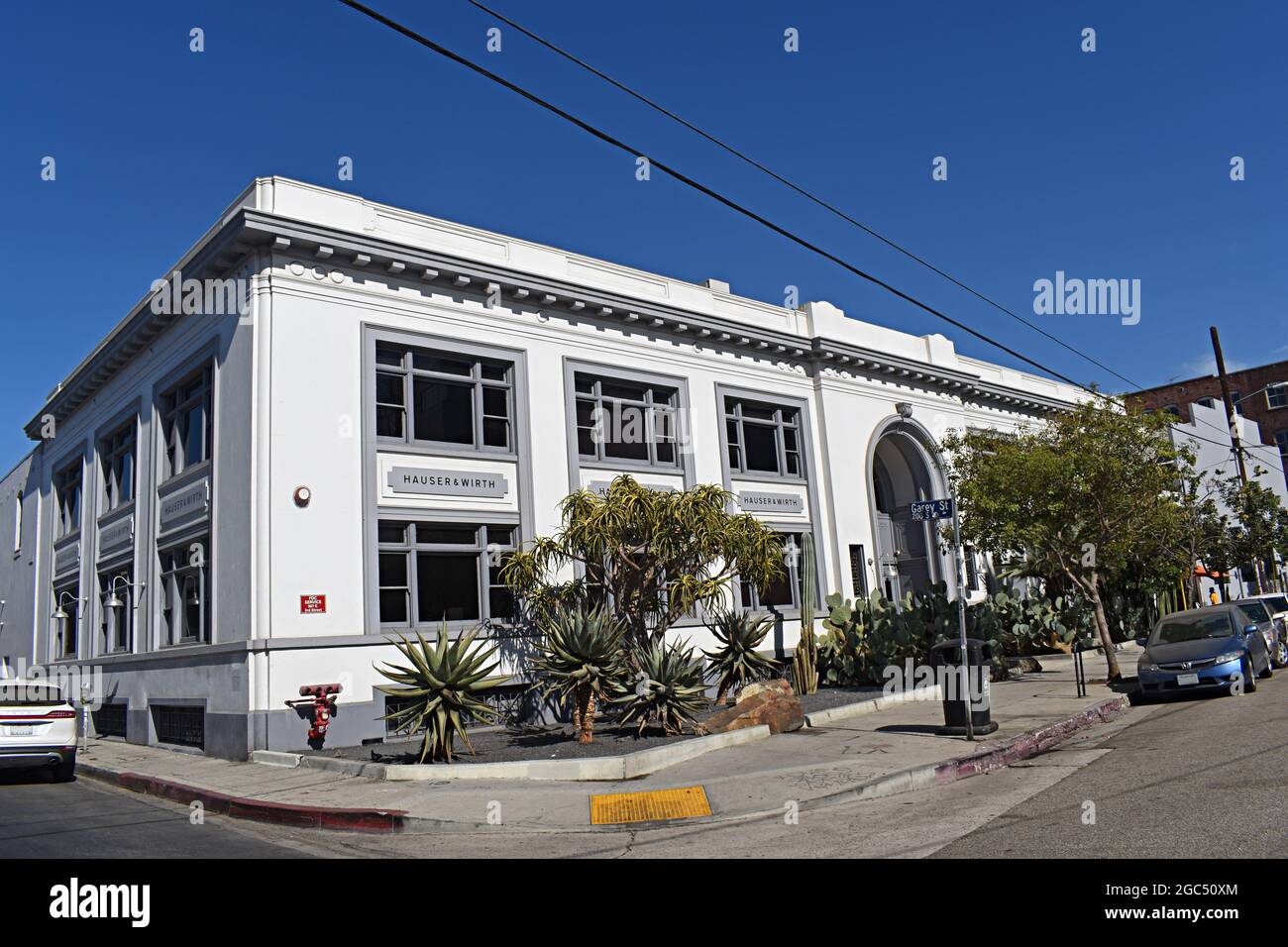 Galleria d'arte Hauser & Wirth. Il quartiere delle Arti. Centro di Los Angeles, California, Stati Uniti Foto Stock