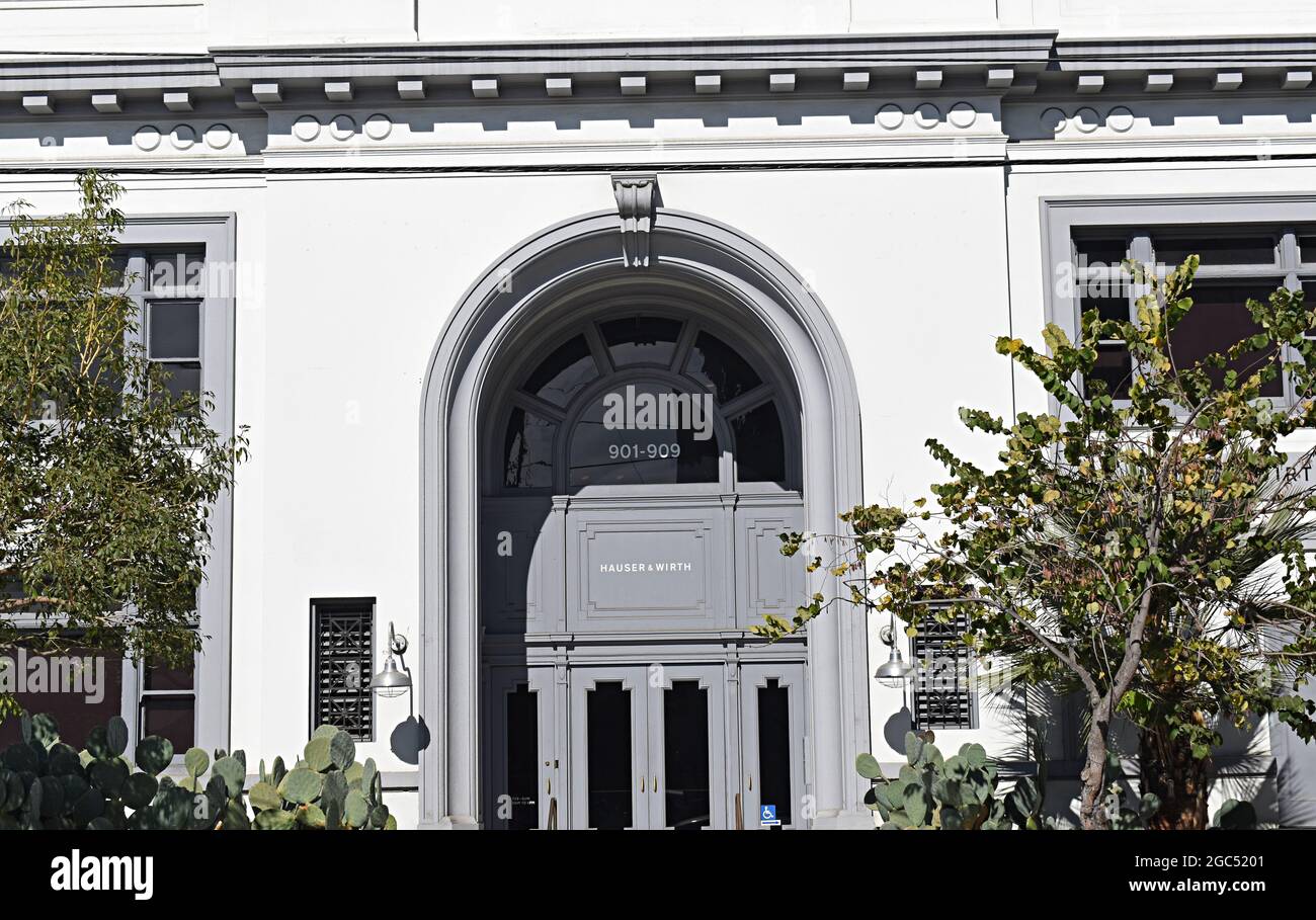Galleria d'arte Hauser & Wirth. Il quartiere delle Arti. Centro di Los Angeles, California, Stati Uniti Foto Stock