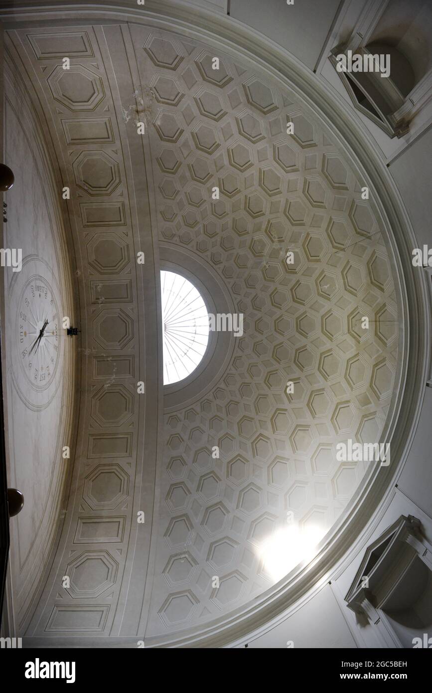 Soffitto in marmo al Museo Archeologico Nazionale di Napoli. Foto Stock