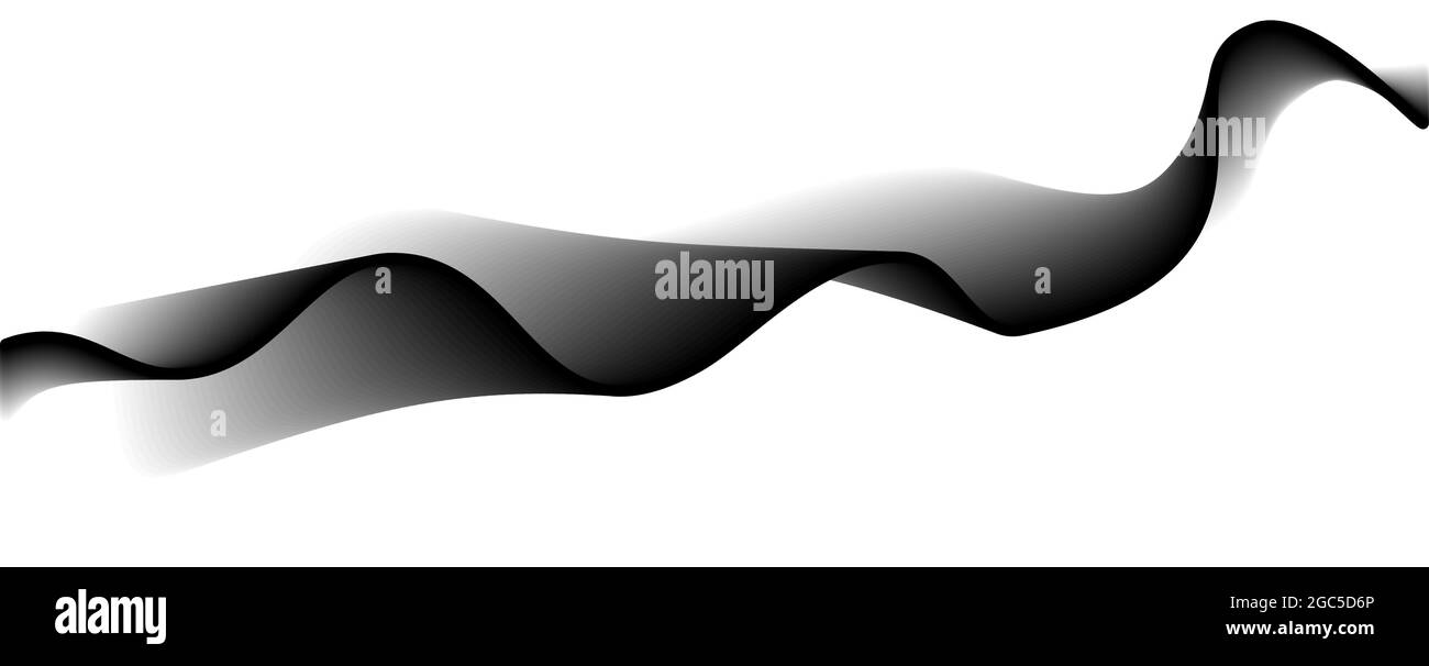 Disegno di pattern da linee. Linee nere sovrapposte su sfondo bianco. Illustrazione vettoriale. Illustrazione Vettoriale