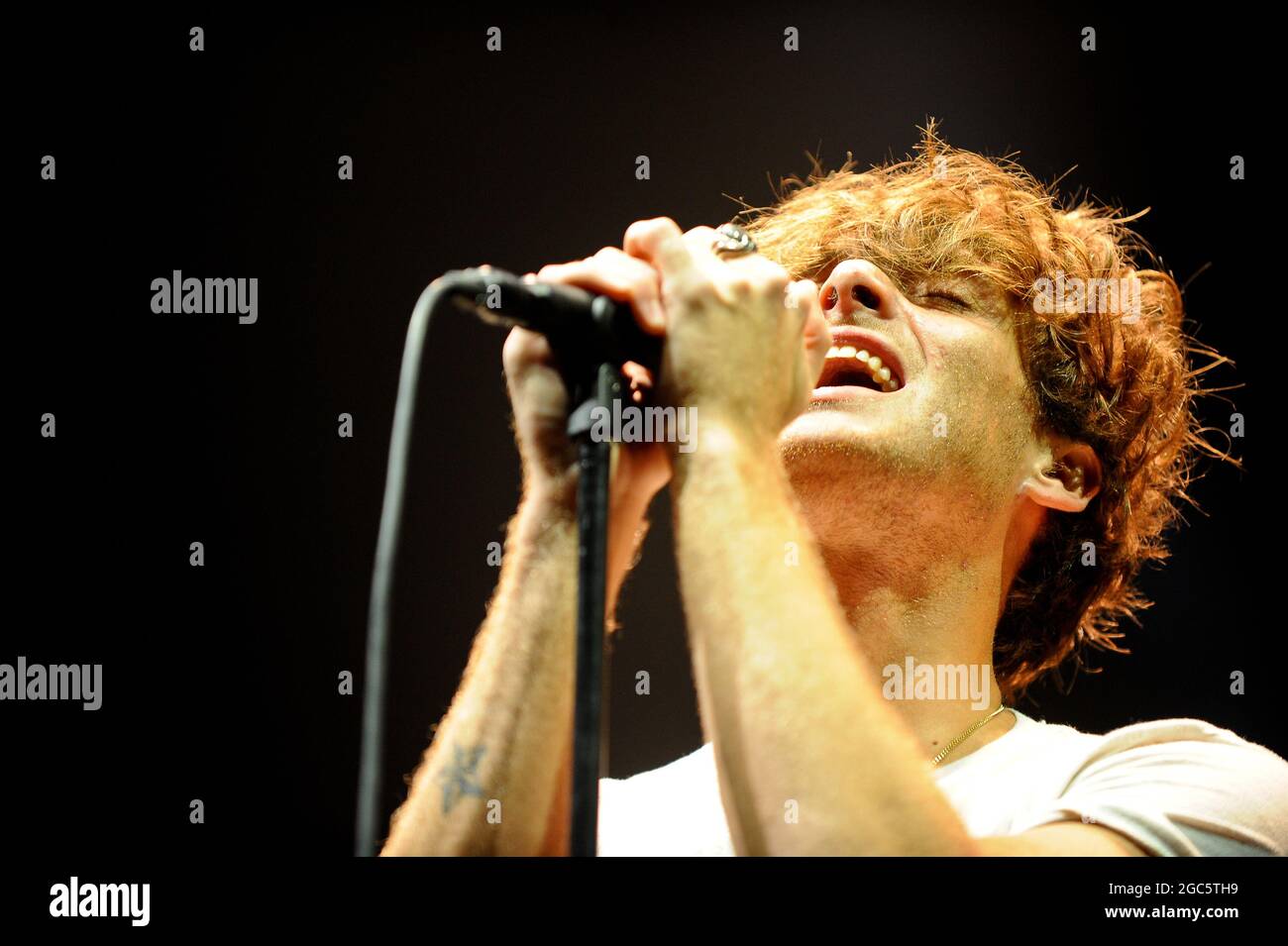 Paolo Nutini ha suonato dal vivo alla Sheffield Arena di Sheffield Foto Stock