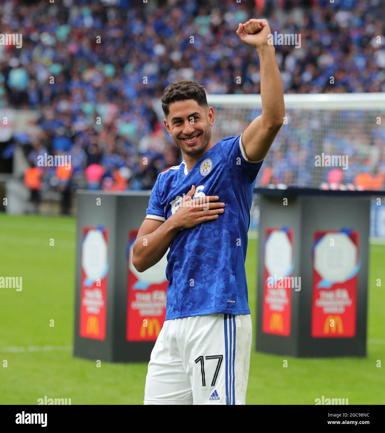 AYOZE PEREZ LEICESTER CITY FC Foto Stock