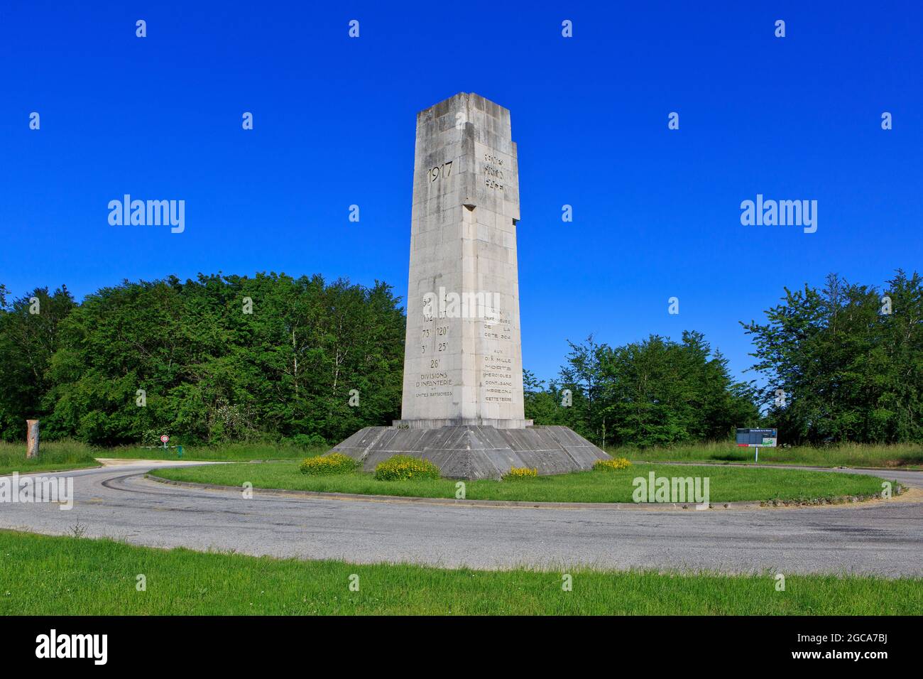 Il Hill 304 Memorial a Esnes-en-Argonne (Mosa), Francia Foto Stock