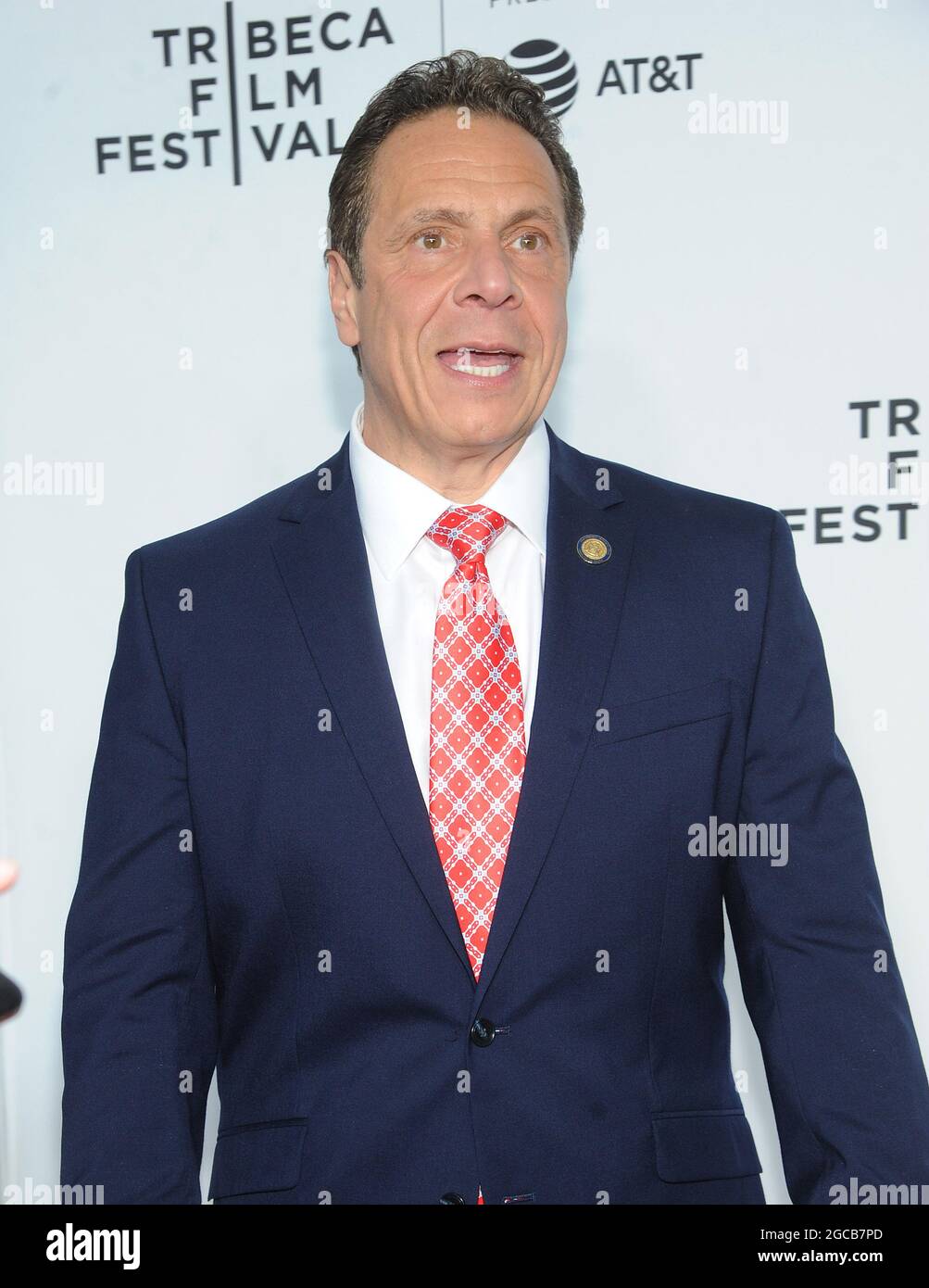 NEW YORK, NY - APRILE 19: Il Governatore di New York Andrew Cuomo partecipa al 'Clive Davis: The Soundtrack of Our Lives' 2017 Gala di apertura del Tribeca Film Festival alla radio City Music Hall il 19 Aprile 2017 a New York City. Foto di John Palmer/MediaPunch Foto Stock